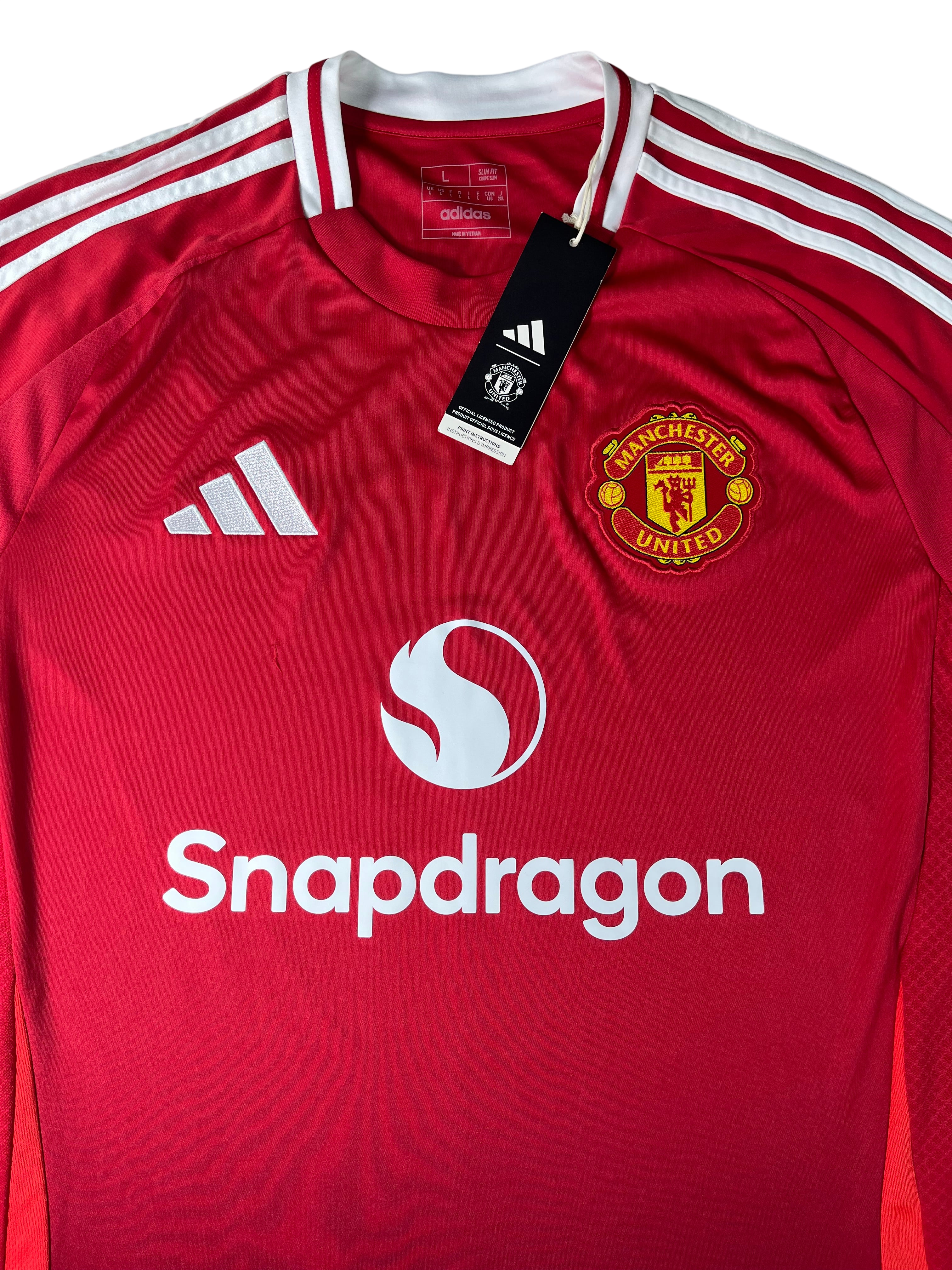 Jersey Manchester United Local 2024 2025 *C/Etiquetas* Bruno Fernandes (L)