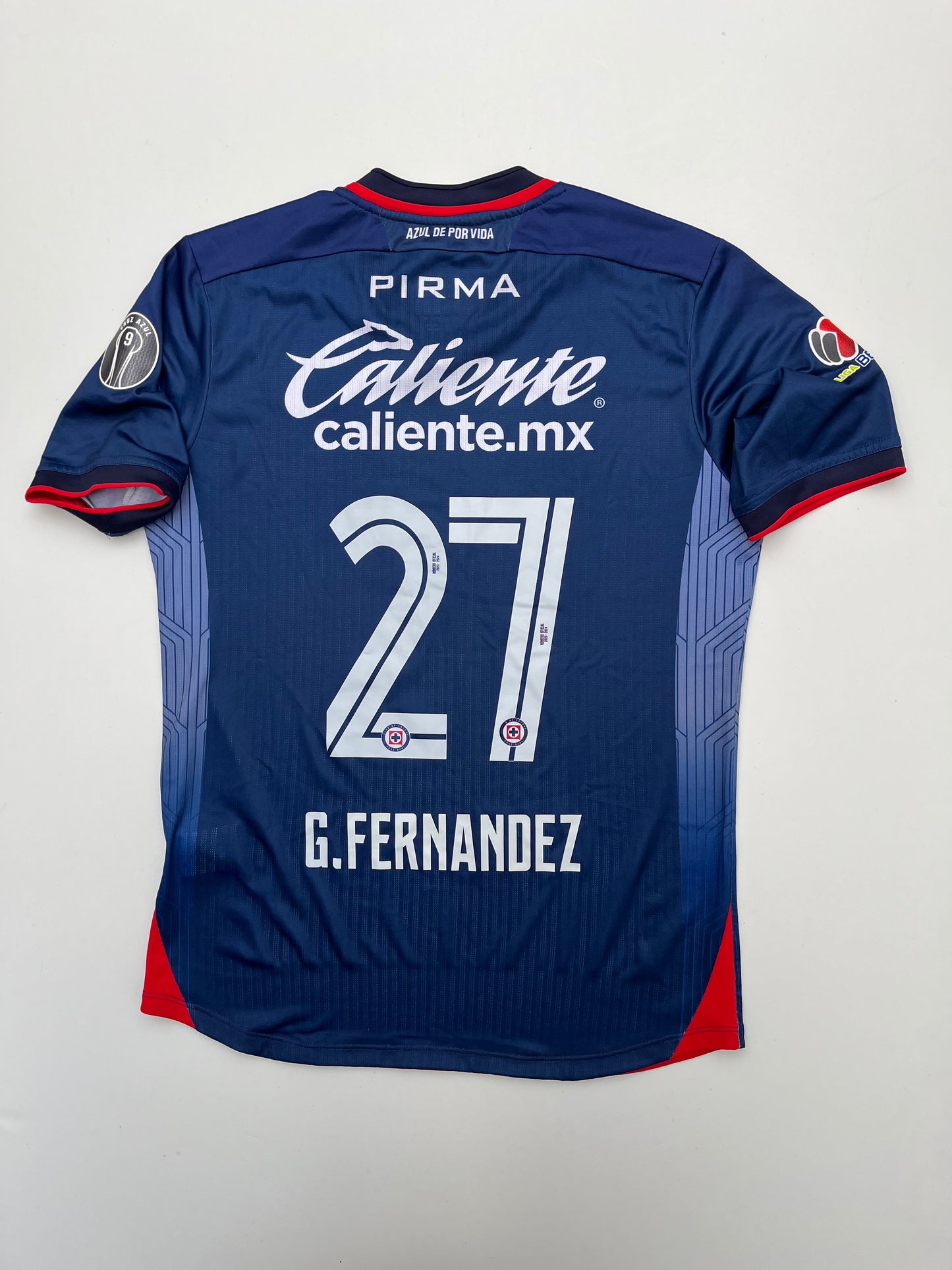 Jersey Cruz Azul Visita 2023 2024 Match Worn Gabriel “Toro” Fernández (XL)