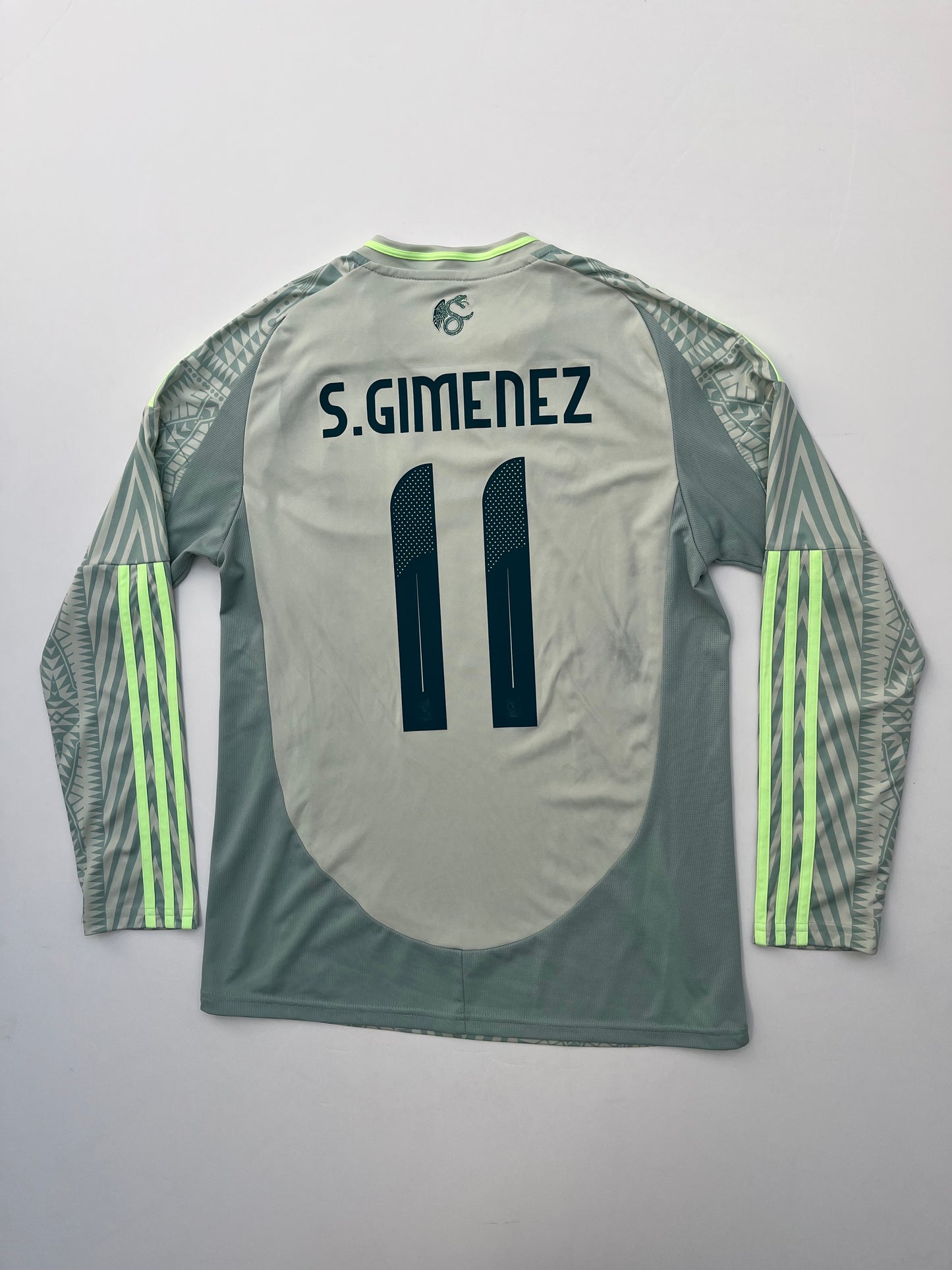 Jersey México Visita 2024 2025 Manga Larga Santiago Gimenez (M)