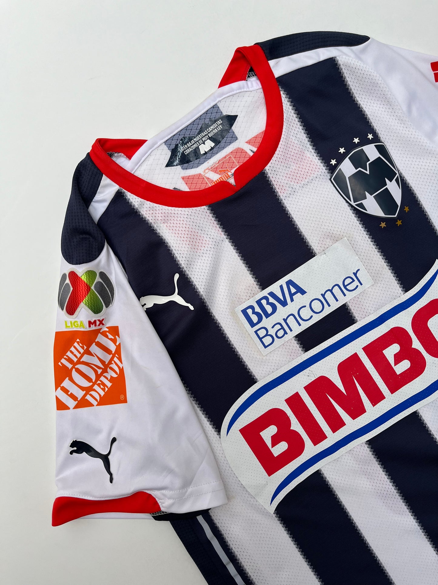 Jersey Rayados Monterrey Local 2014 2015 Utilería Darvin Chávez (M)