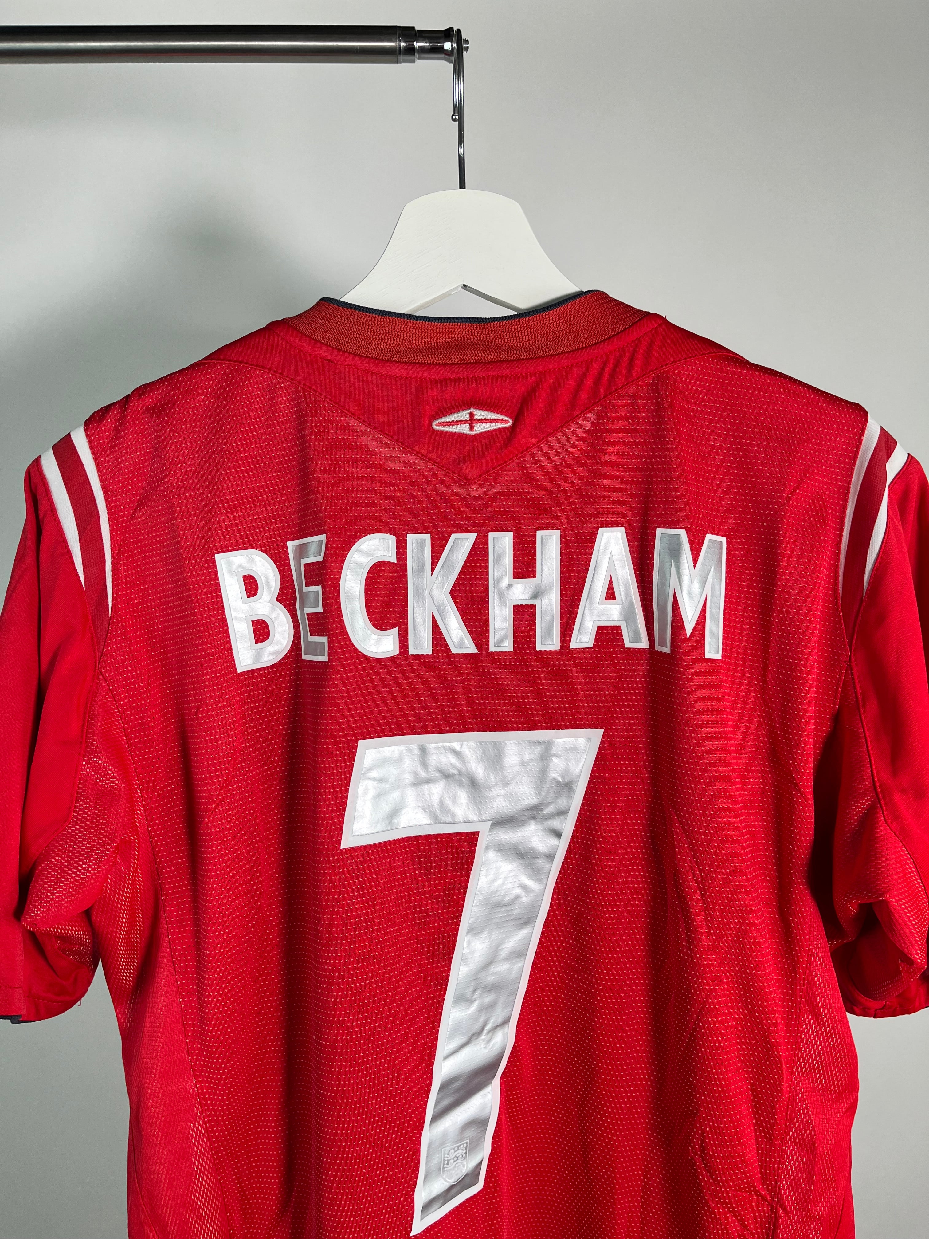 Jersey Inglaterra Visita 2004 2006 David Beckham (M)