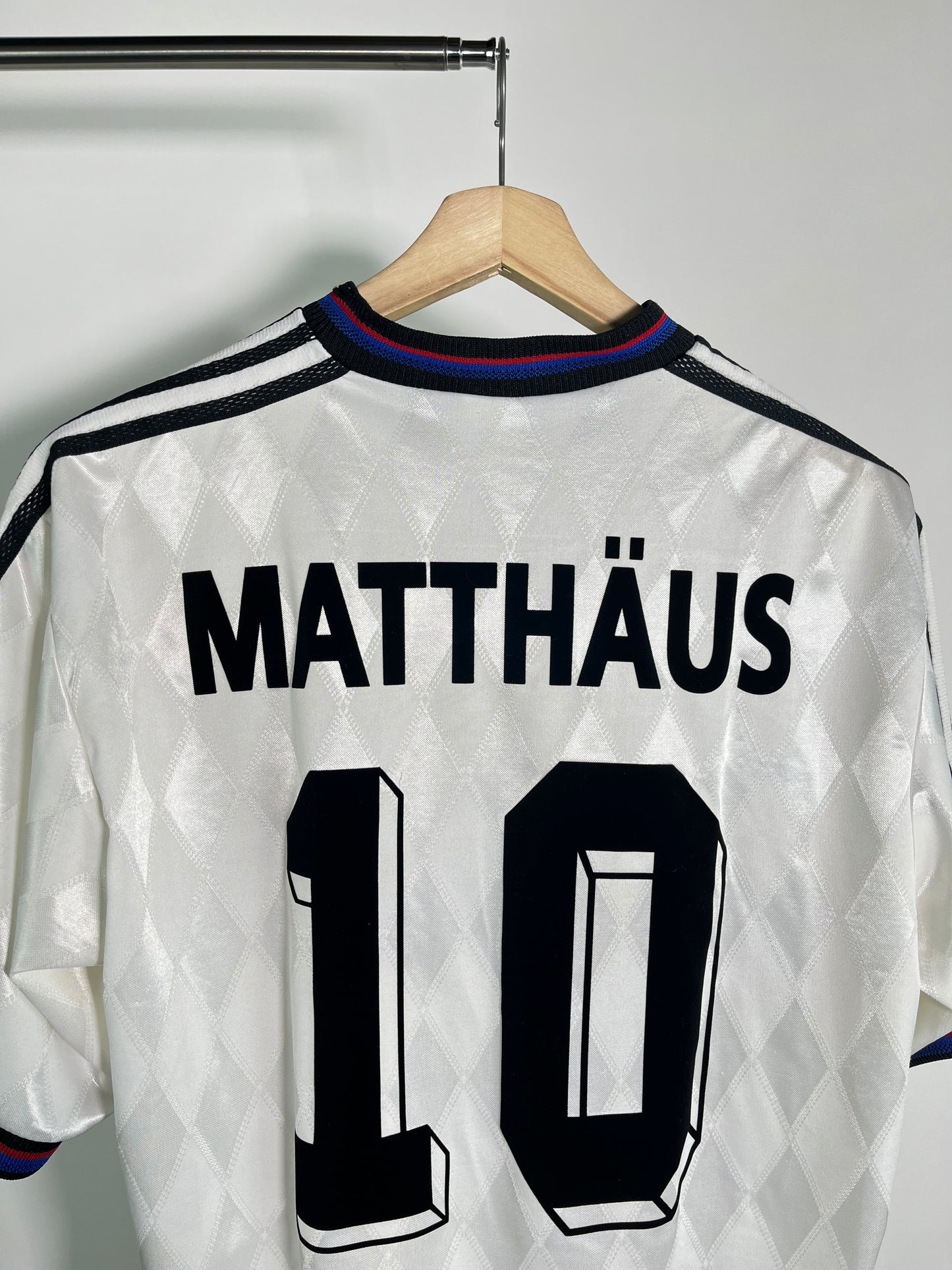 Jersey Bayern Munich Visita 1997 1998 Lothar Matthäus (L)