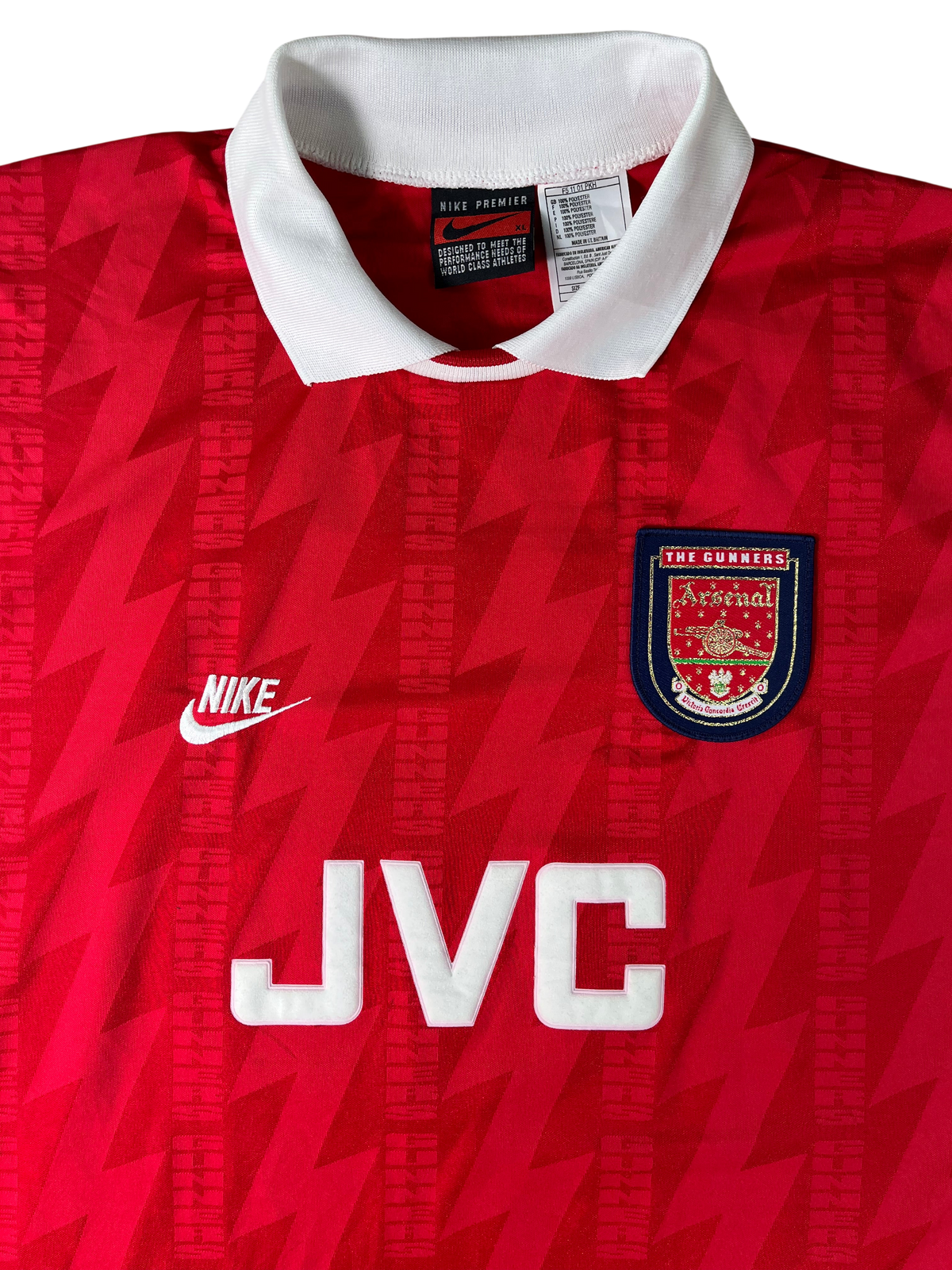 Jersey Arsenal Local 1994 1996 Dennis Bergkamp (XL)