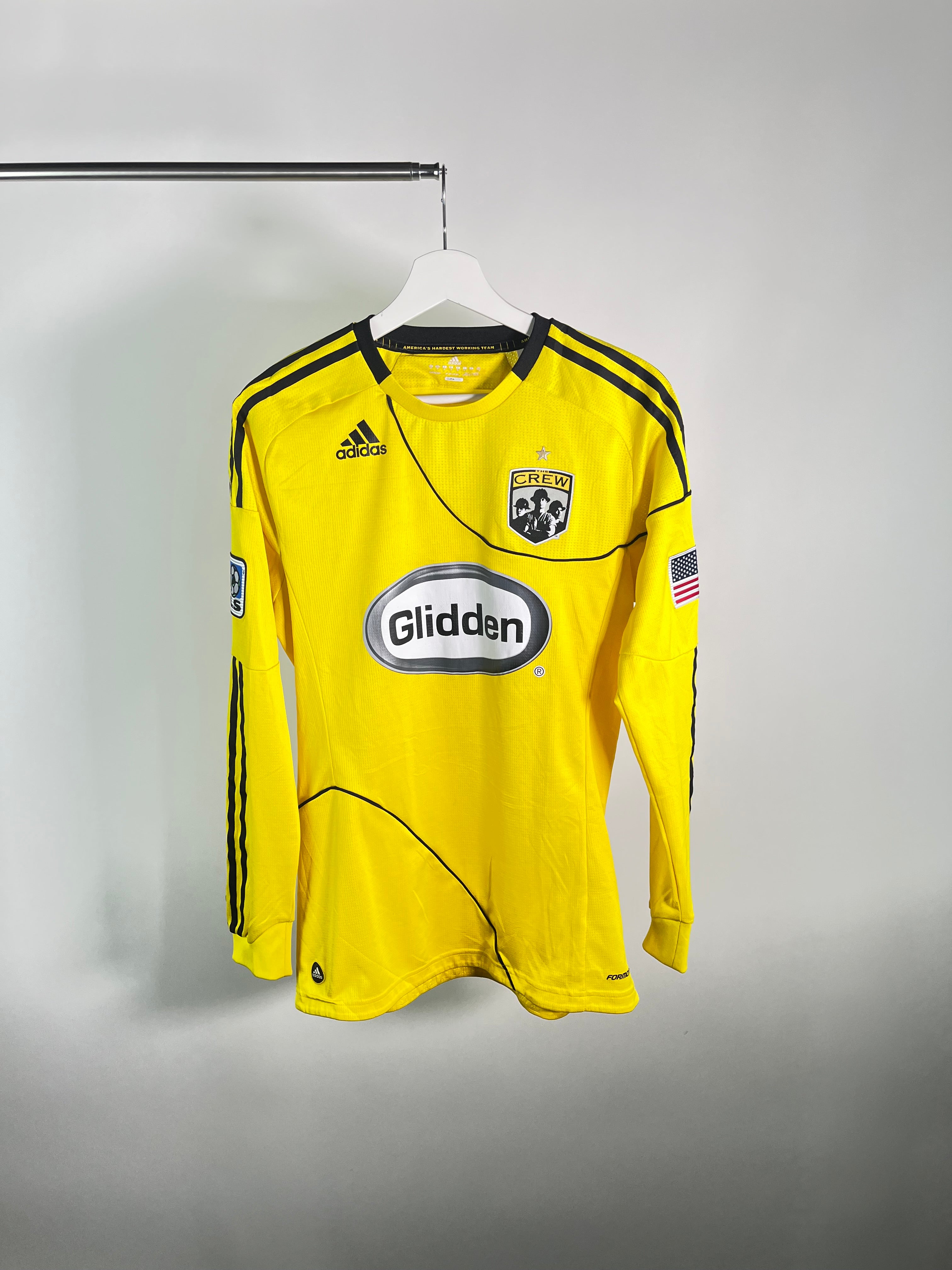 Jersey Columbus Crew Local 2010 2011 Versión Jugador Manga Larga (M)