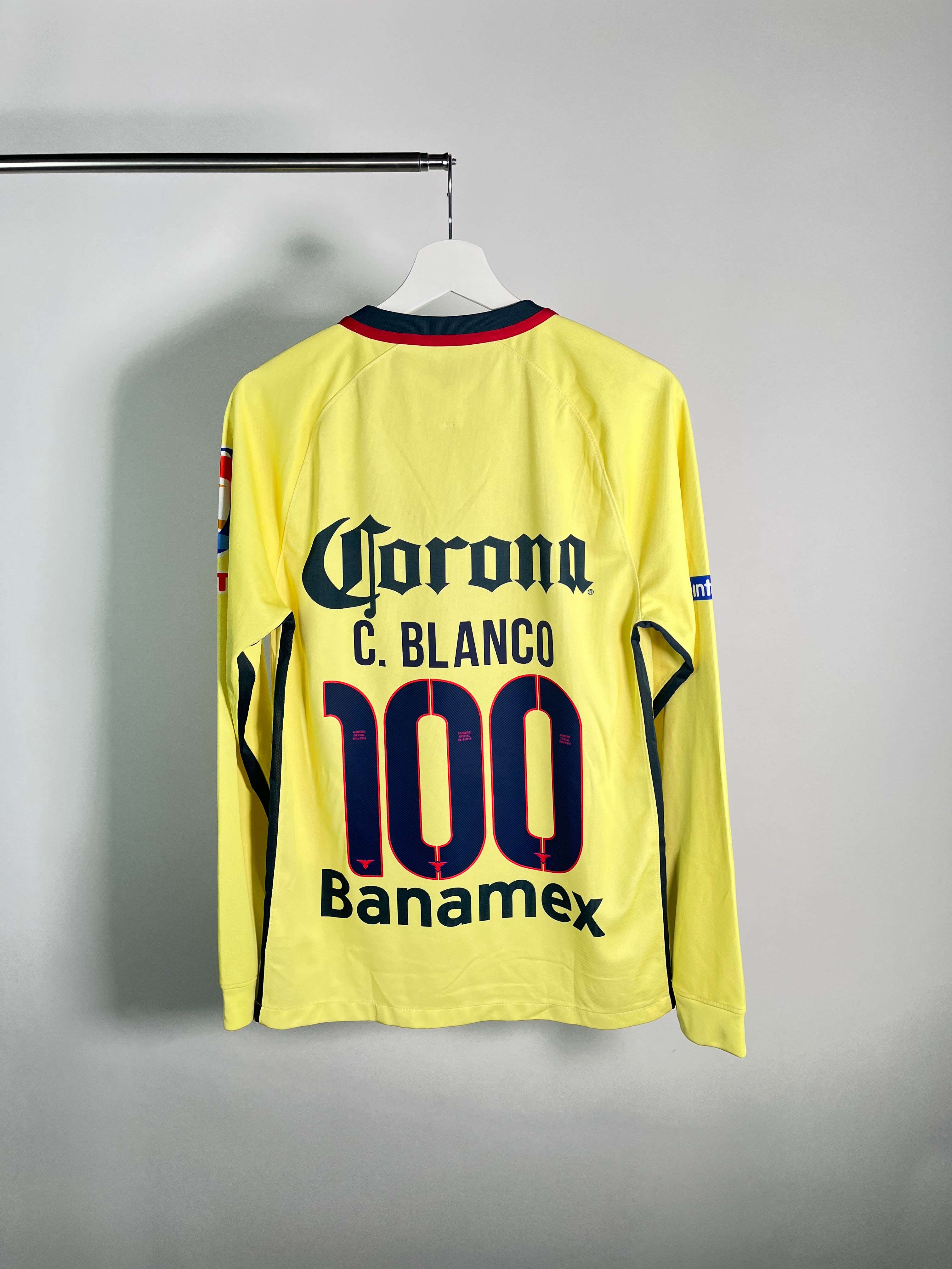 Jersey Club América Local 2015 2016 Manga Larga *Despedida* Cuauhtémoc Blanco (S)