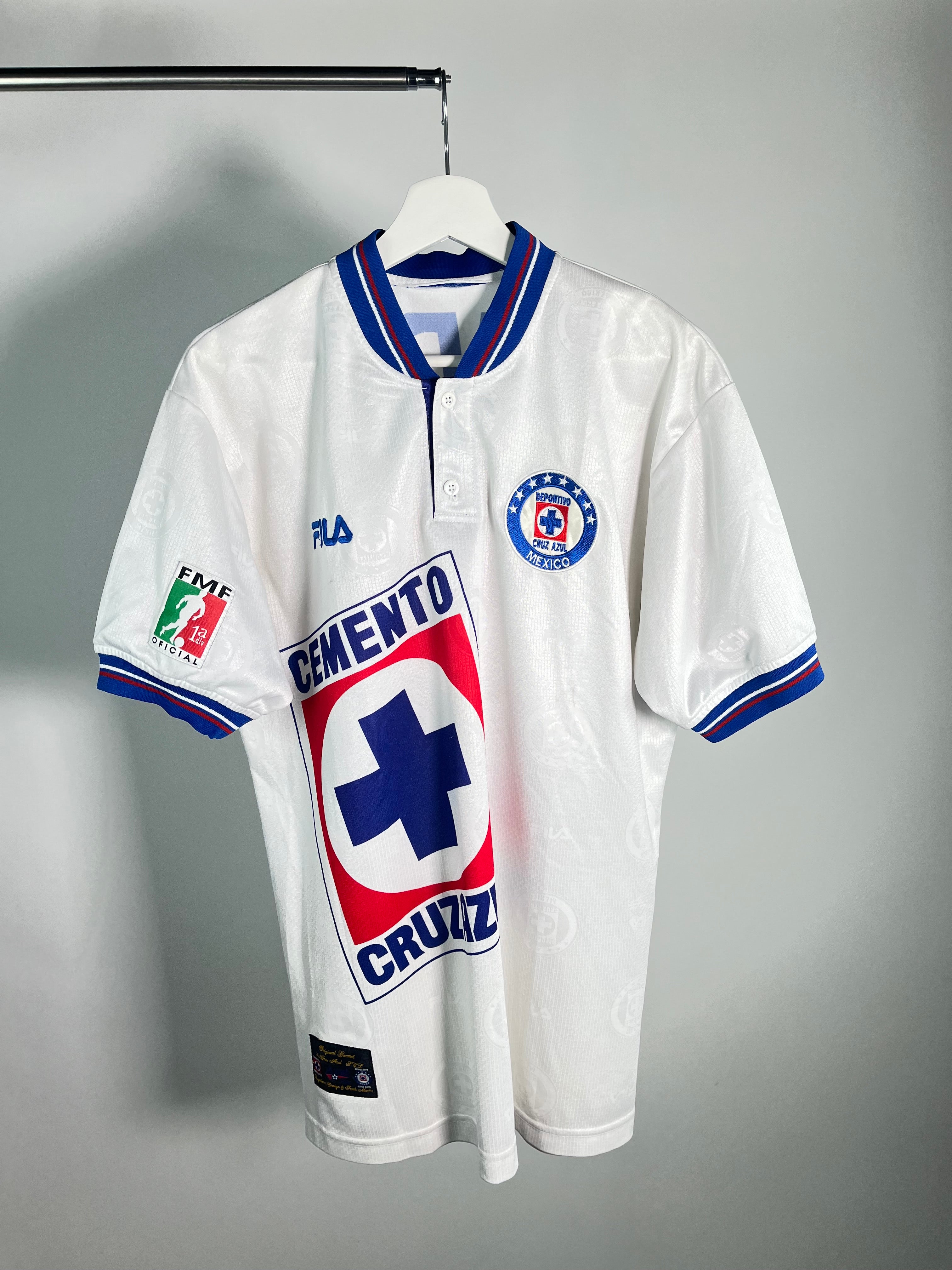Jersey Cruz Azul Visita 1999 2000 Carlos Hermosillo (S)