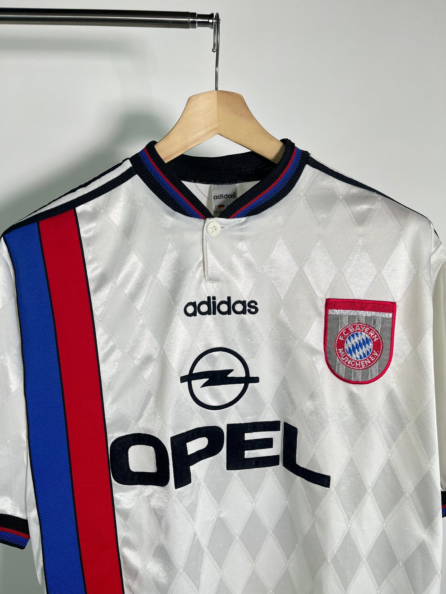 Jersey Bayern Munich Visita 1997 1998 Lothar Matthäus (L)