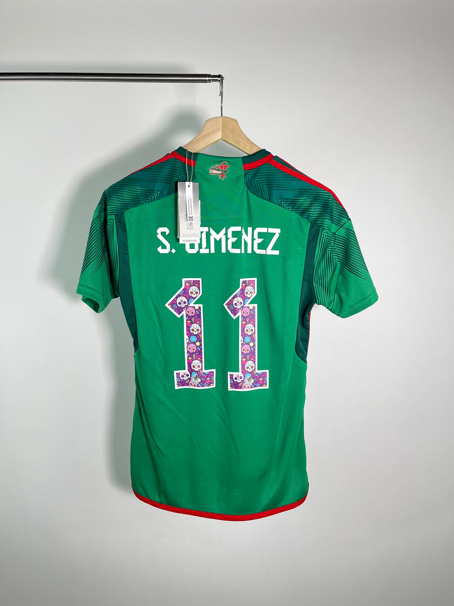 Jersey México Local 2022 2023 *Día de Muertos*Santiago Gimenez *C/Etiquetas* (M)