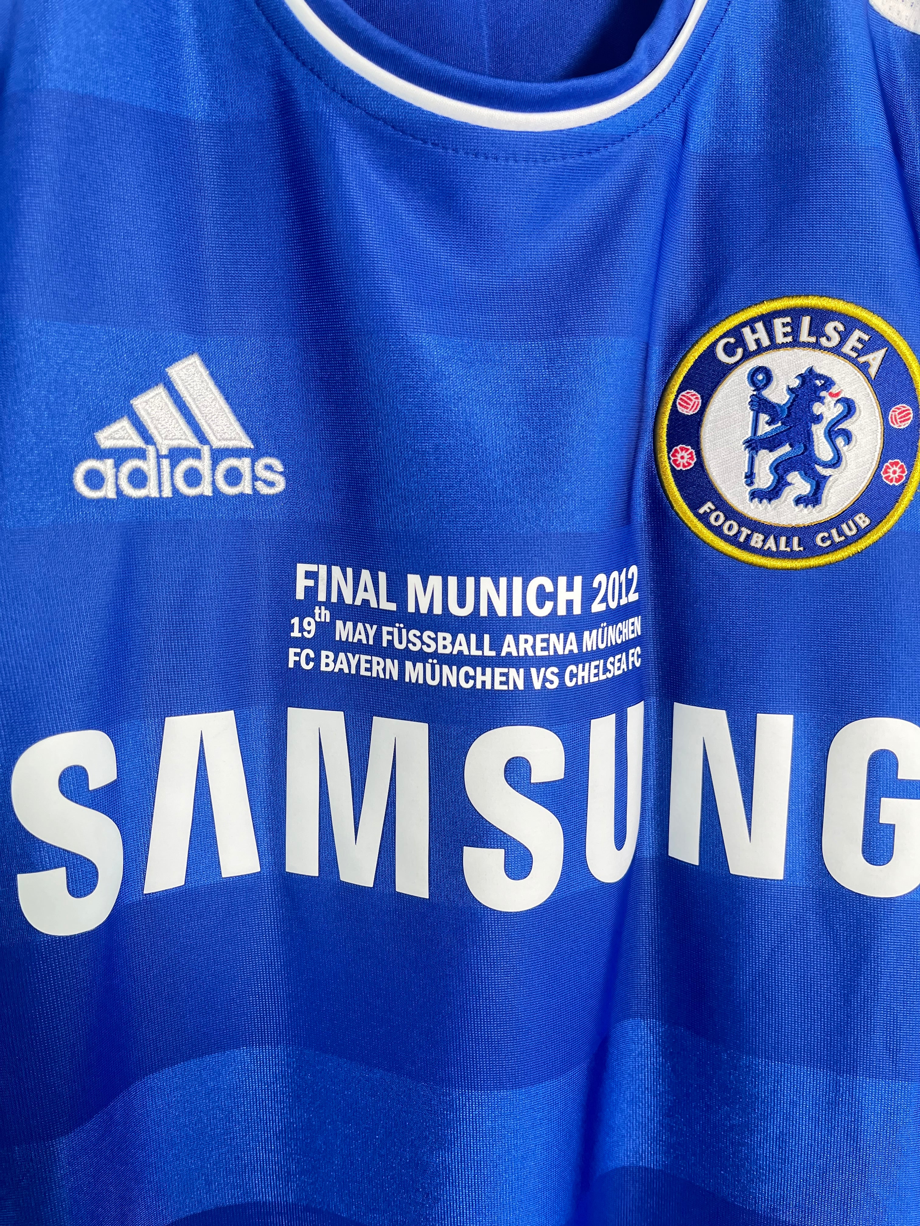 Jersey Chelsea Local 2011 2012 *Match Detail Final Munich* Didier Drogba (M)