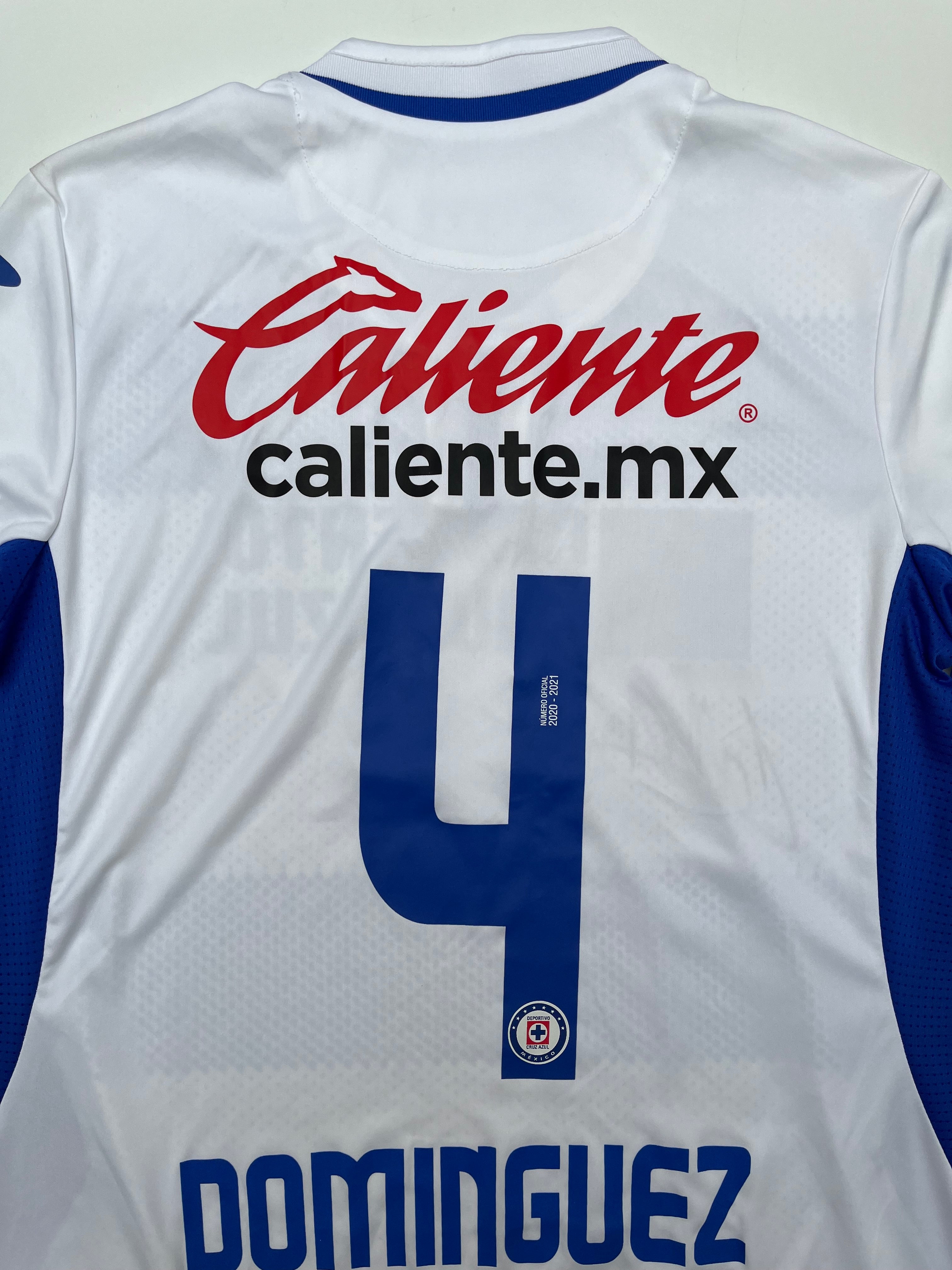 Jersey Cruz Azul Visita 2020 2021 Utilería Autografiado Julio Domínguez(S)