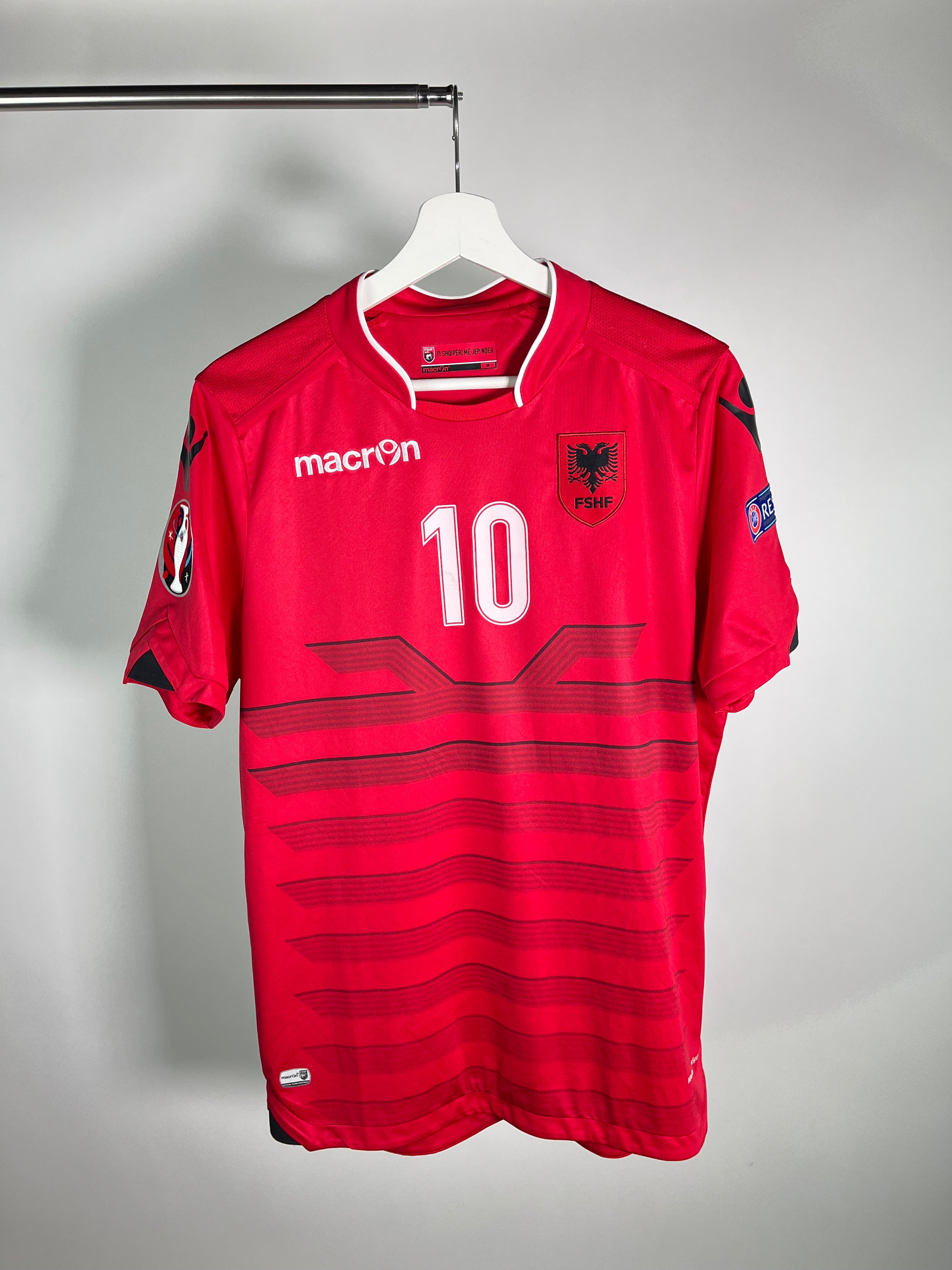 Jersey Albania Local 2016 2017 *Eurocopa* Armando Sadiku (M)