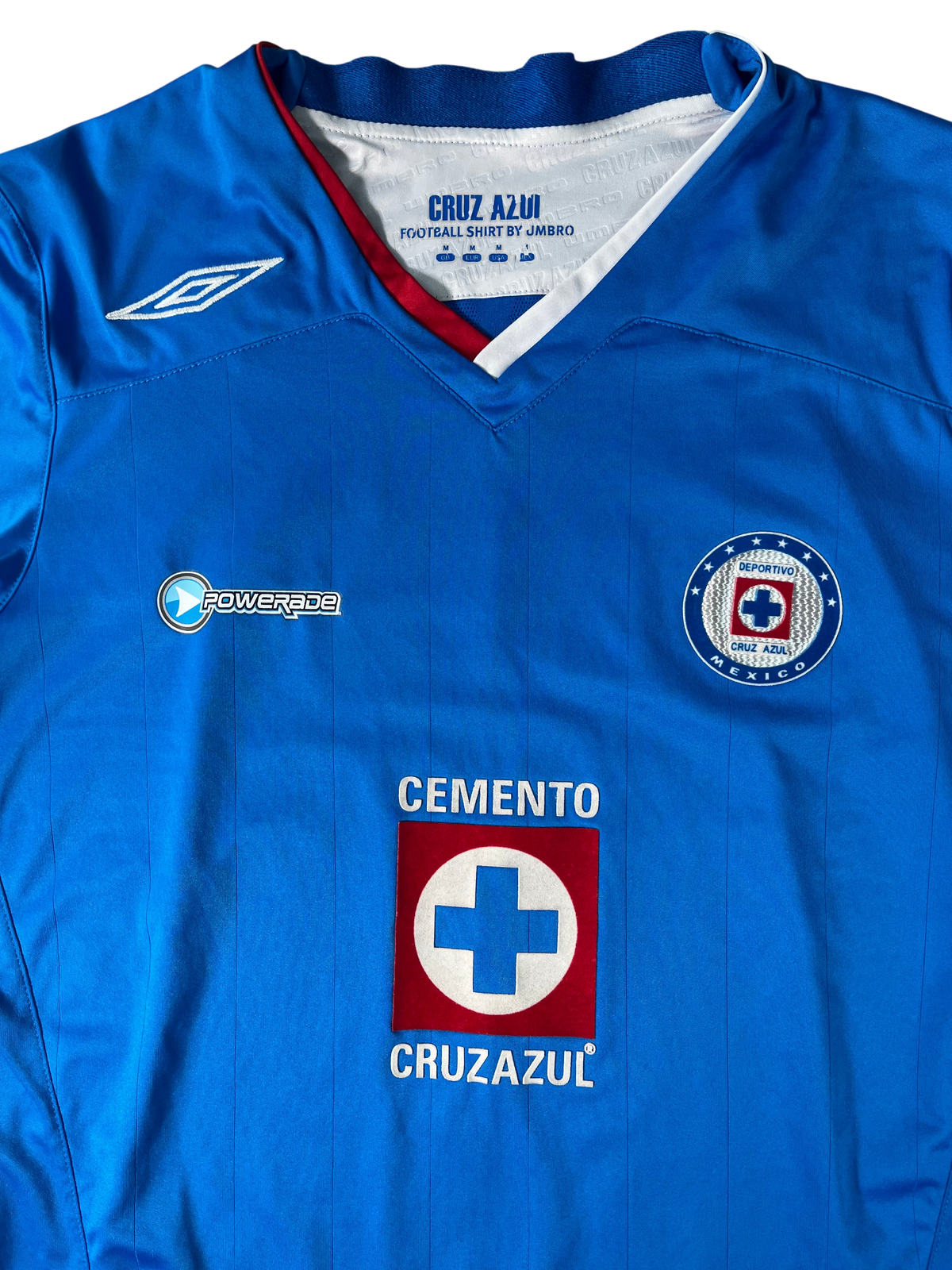 Jersey Cruz Azul Local 2009 2010 Autografiada Christian "Chaco" Giménez (M)