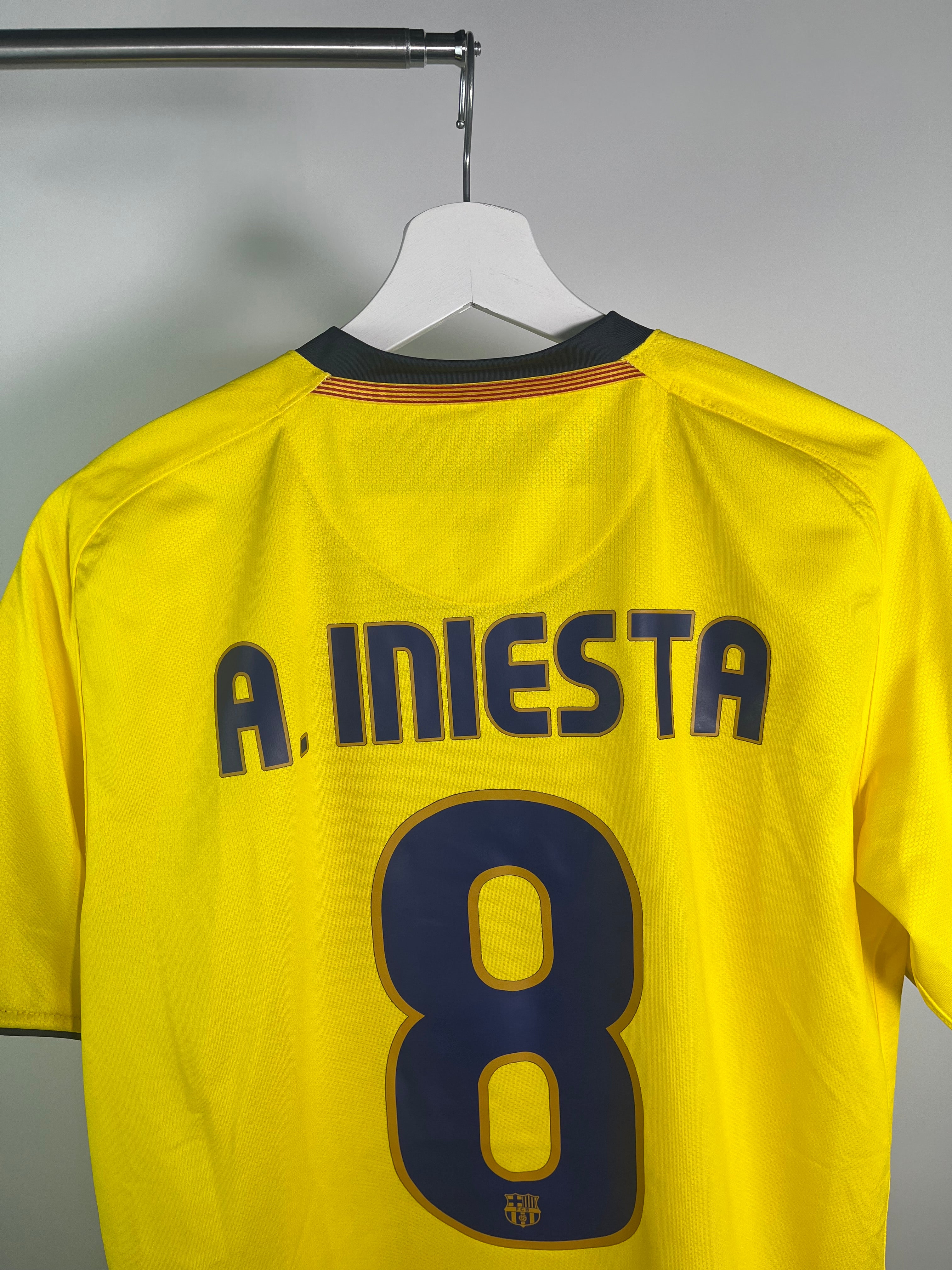 Jersey Barcelona Visita 2008 2009 Andrés Iniesta (S)