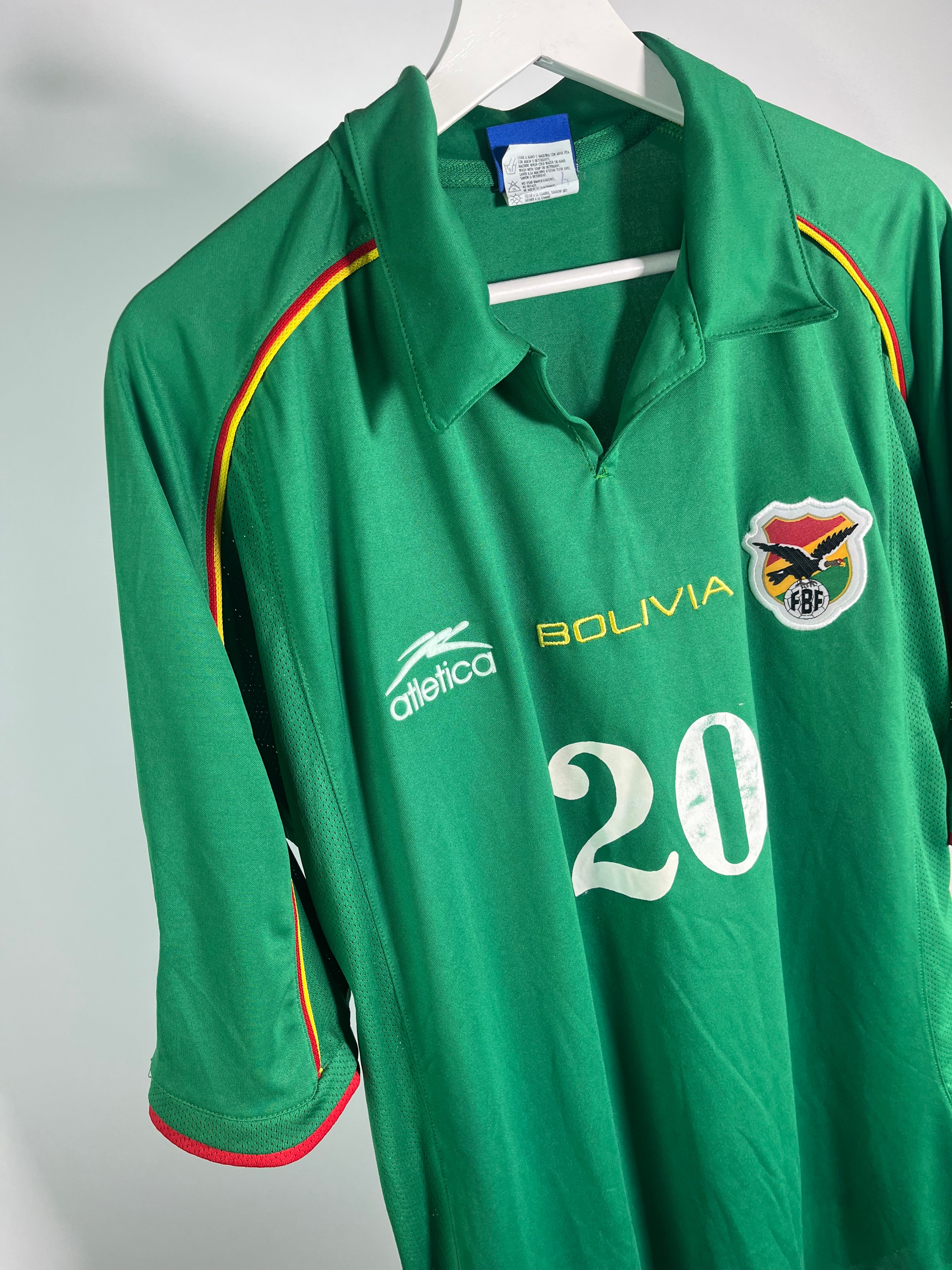 Jersey Bolivia Local 2003 2004 Match Worn Joaquín Botero (L)