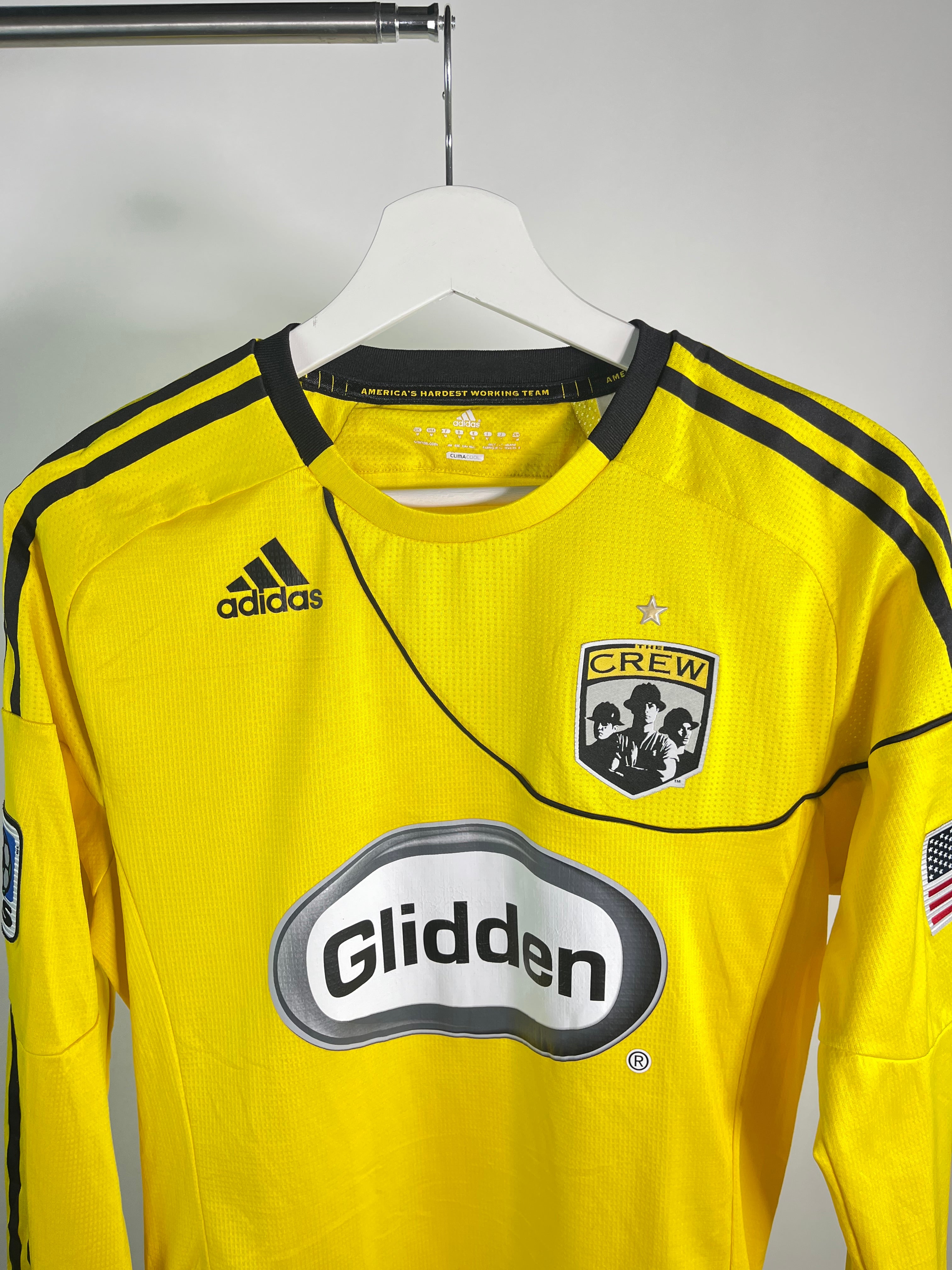 Jersey Columbus Crew Local 2010 2011 Versión Jugador Manga Larga (M)