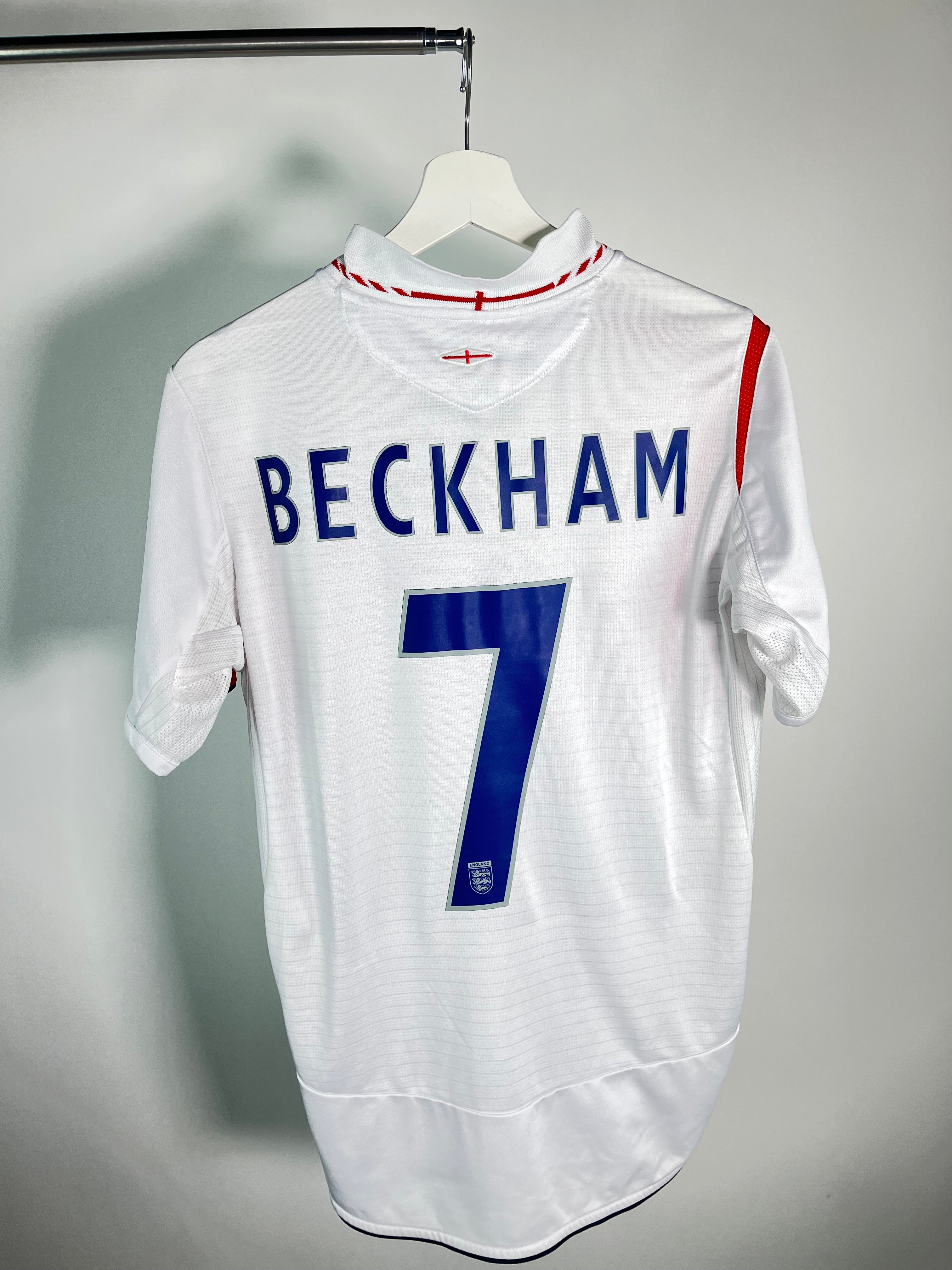 Jersey Inglaterra Local 2005 2007 David Beckham (S)