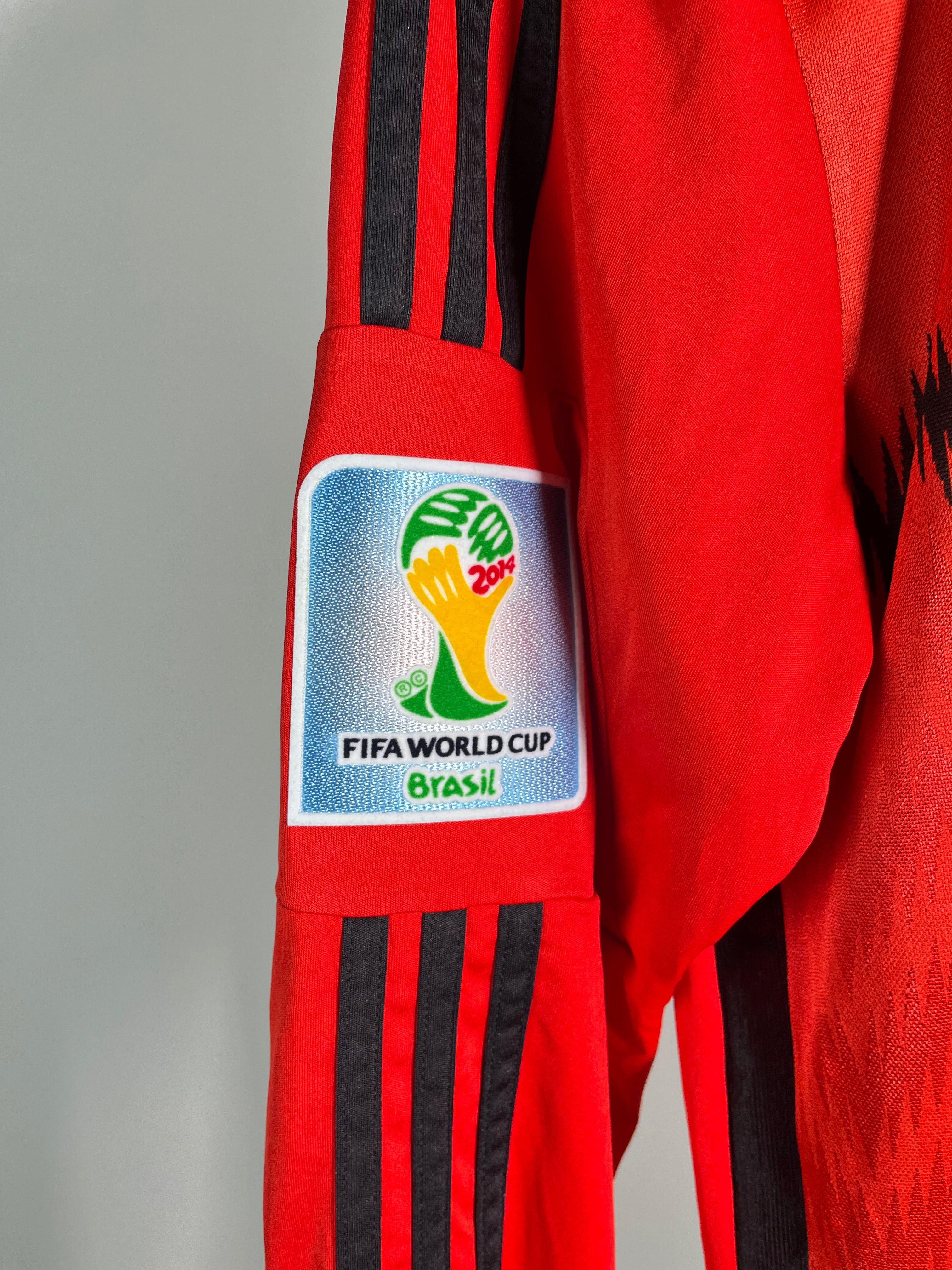 Jersey México Visita 2014 2015 *Match Detail vs Brasil* Javier Hernandez Manga Larga (S)