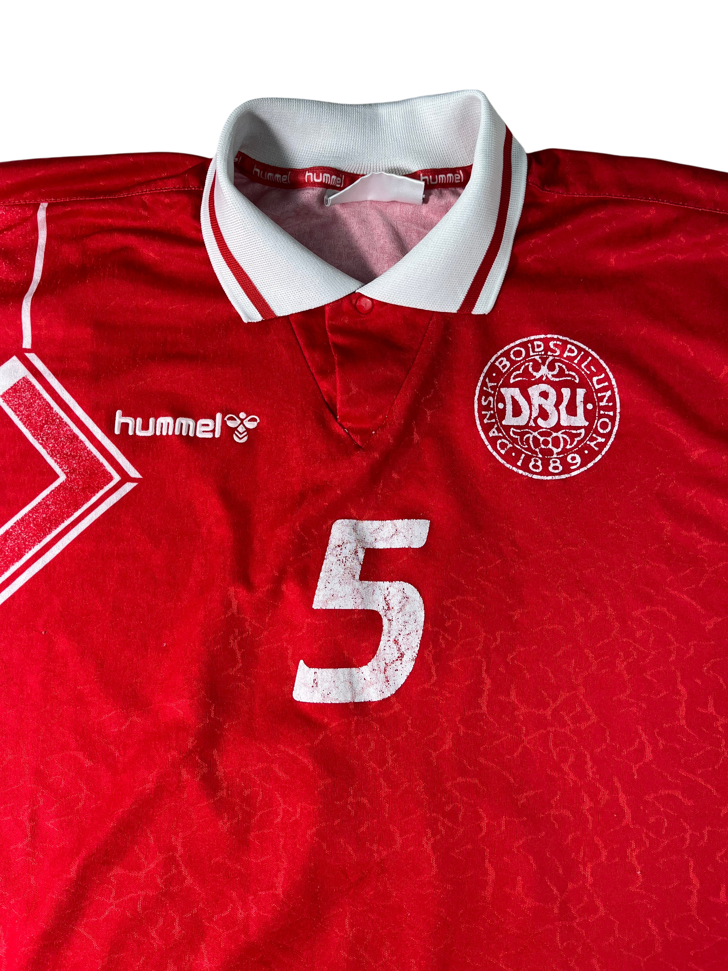 Jersey Dinamarca Local 1994 1996 Utilería Jens Risager (XL)