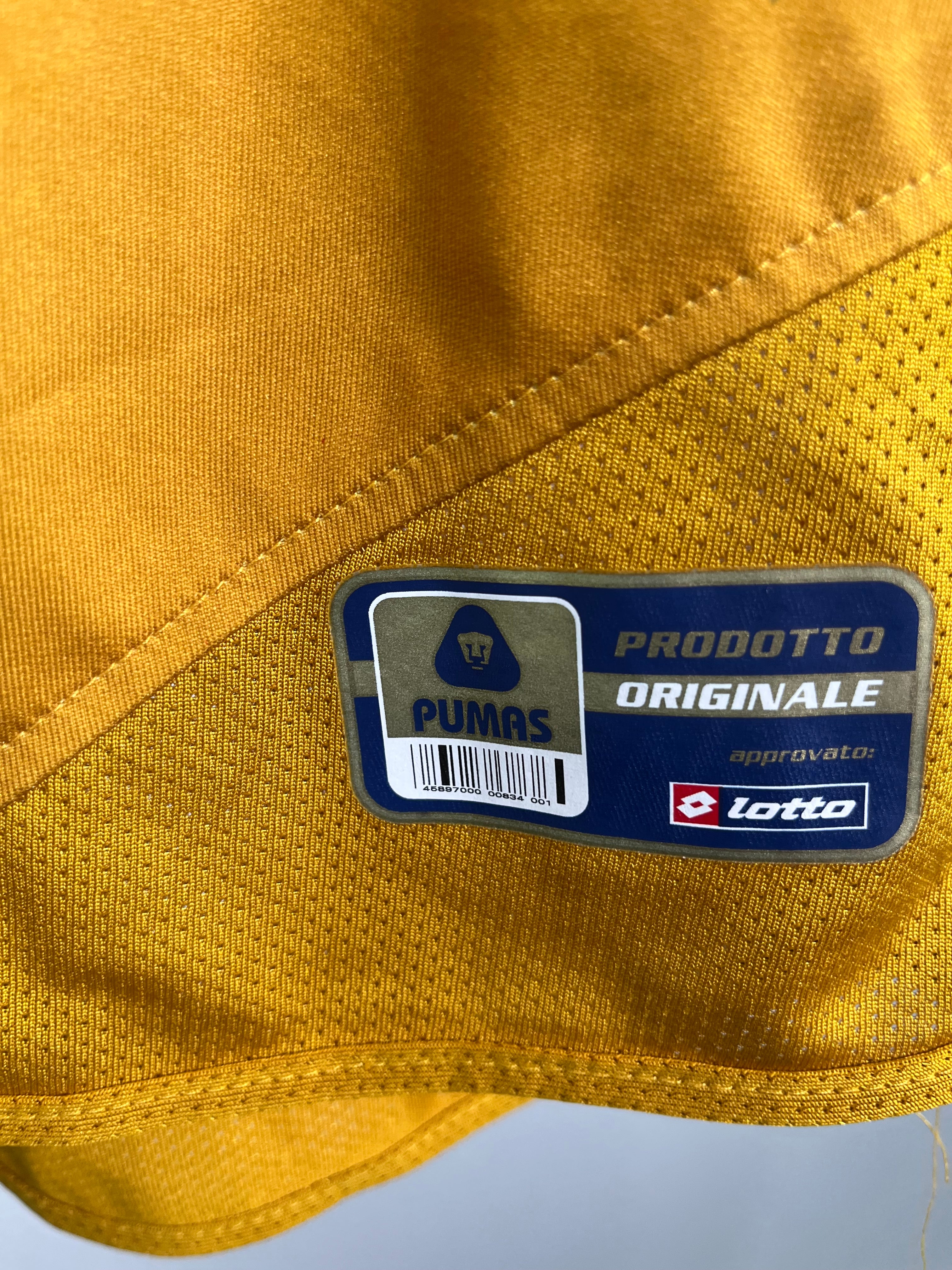 Jersey Pumas Visita 2006 2007 Match Worn Ignacio Scocco (L)