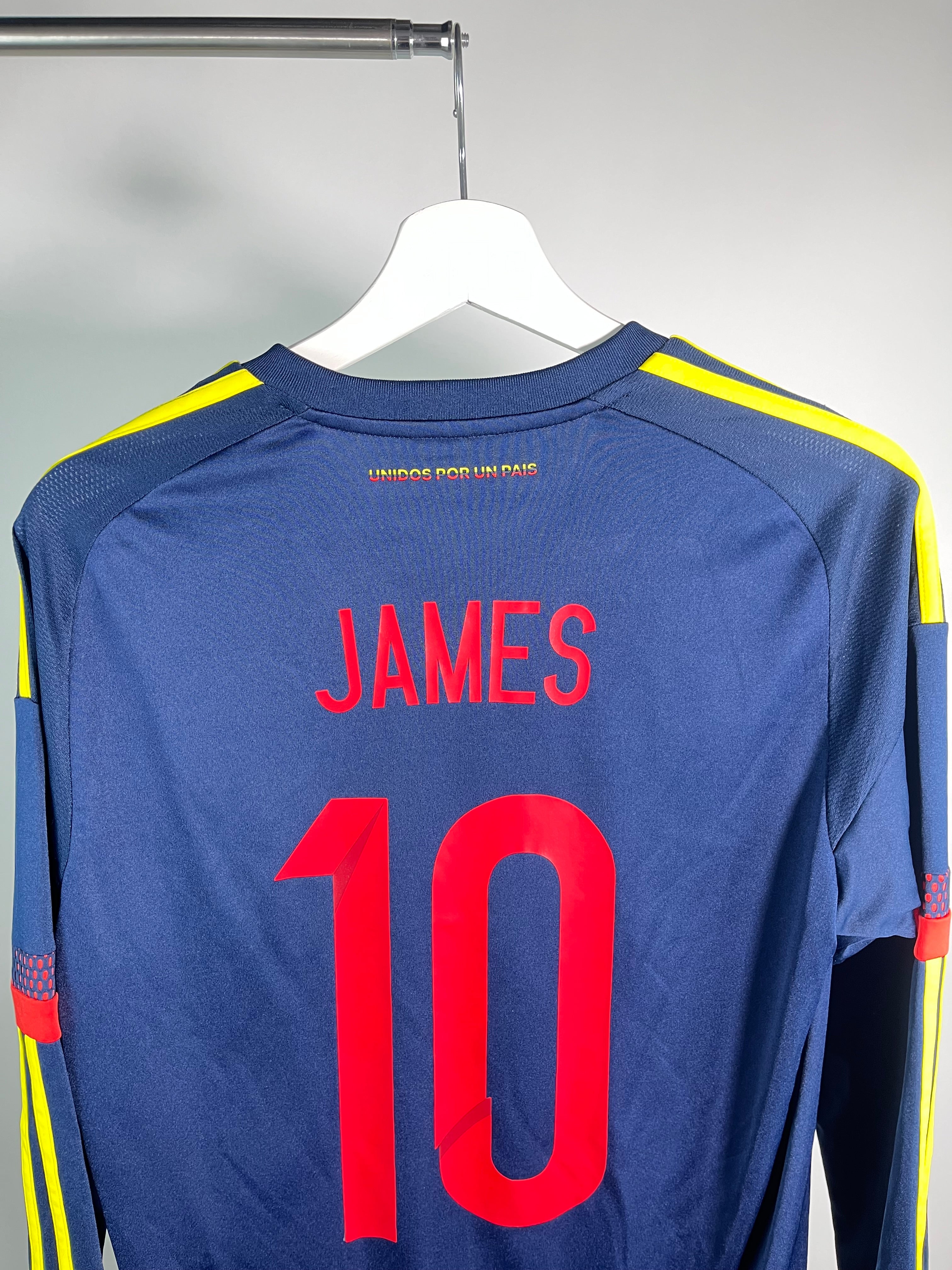 Jersey Colombia Visita 2015 2016 Manga Larga James Rodríguez (S)