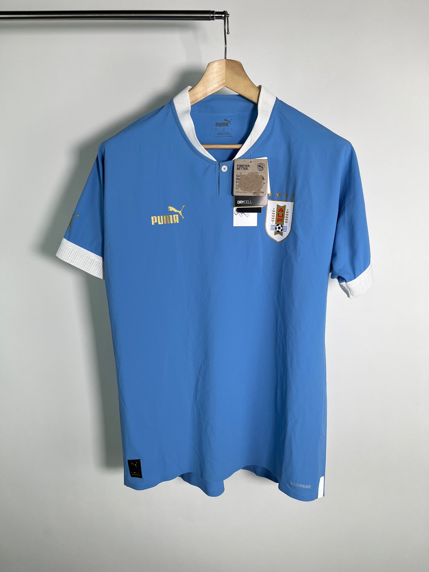 Jersey Uruguay Local 2022 2024 *C/Etiquetas* Versión Jugador (L)