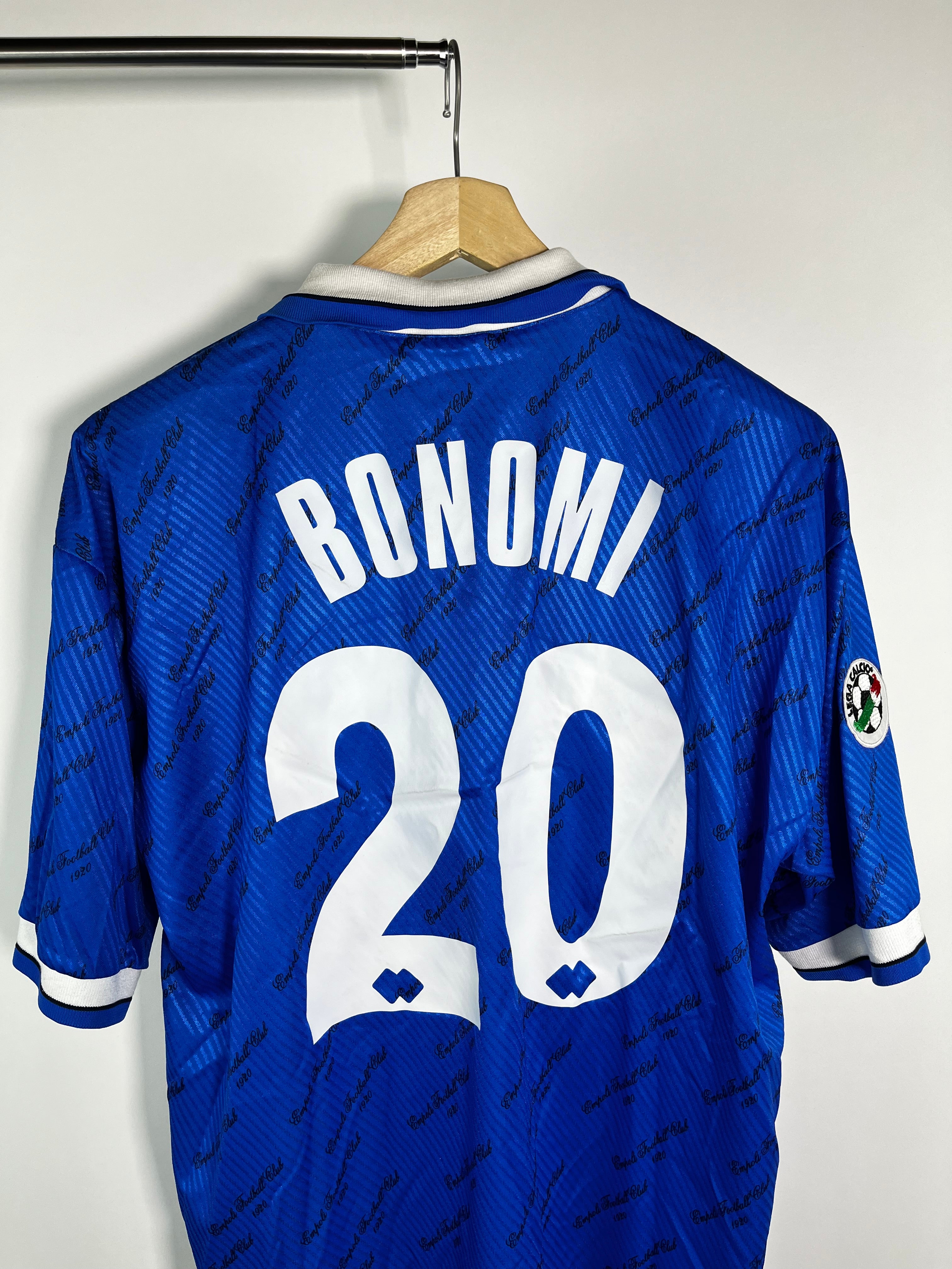 Jersey Empoli Local 1998 1999 Match Worn Claudio Bonomi (XXL)