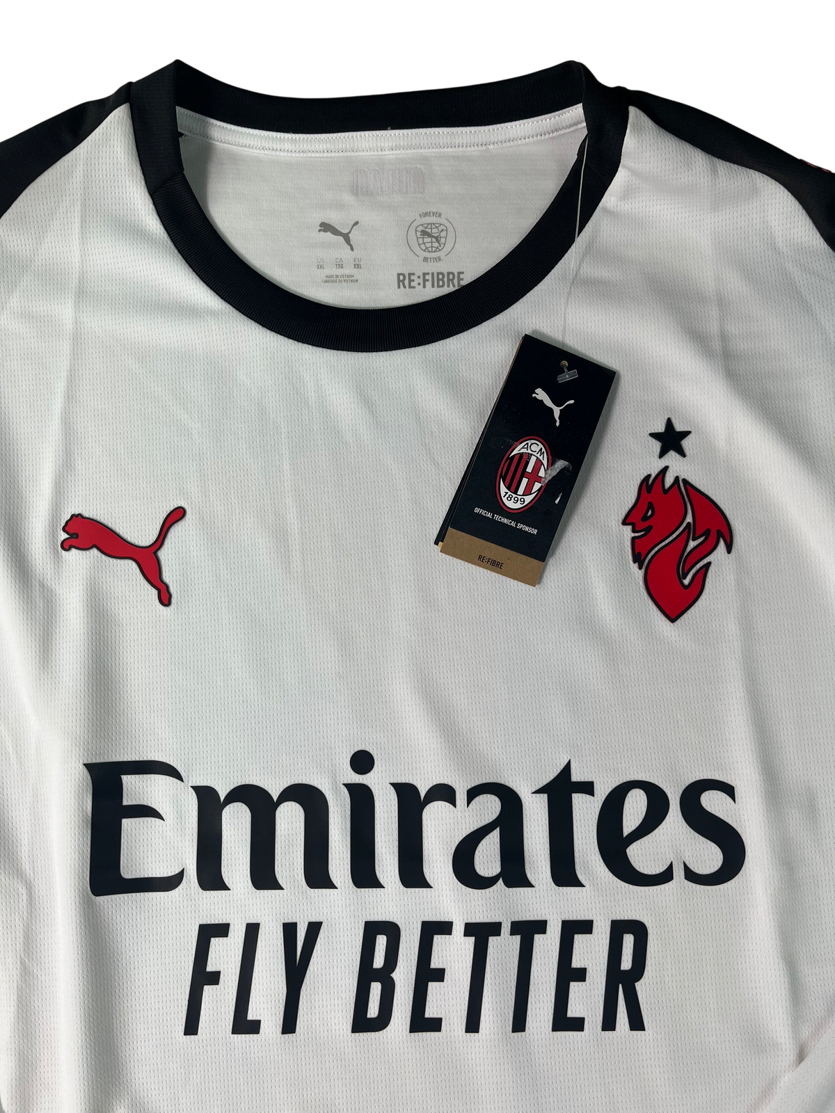 Jersey AC Milan Visita 2025 2026 Manga Larga Luka Modrić *C/Etiquetas* (XXL)
