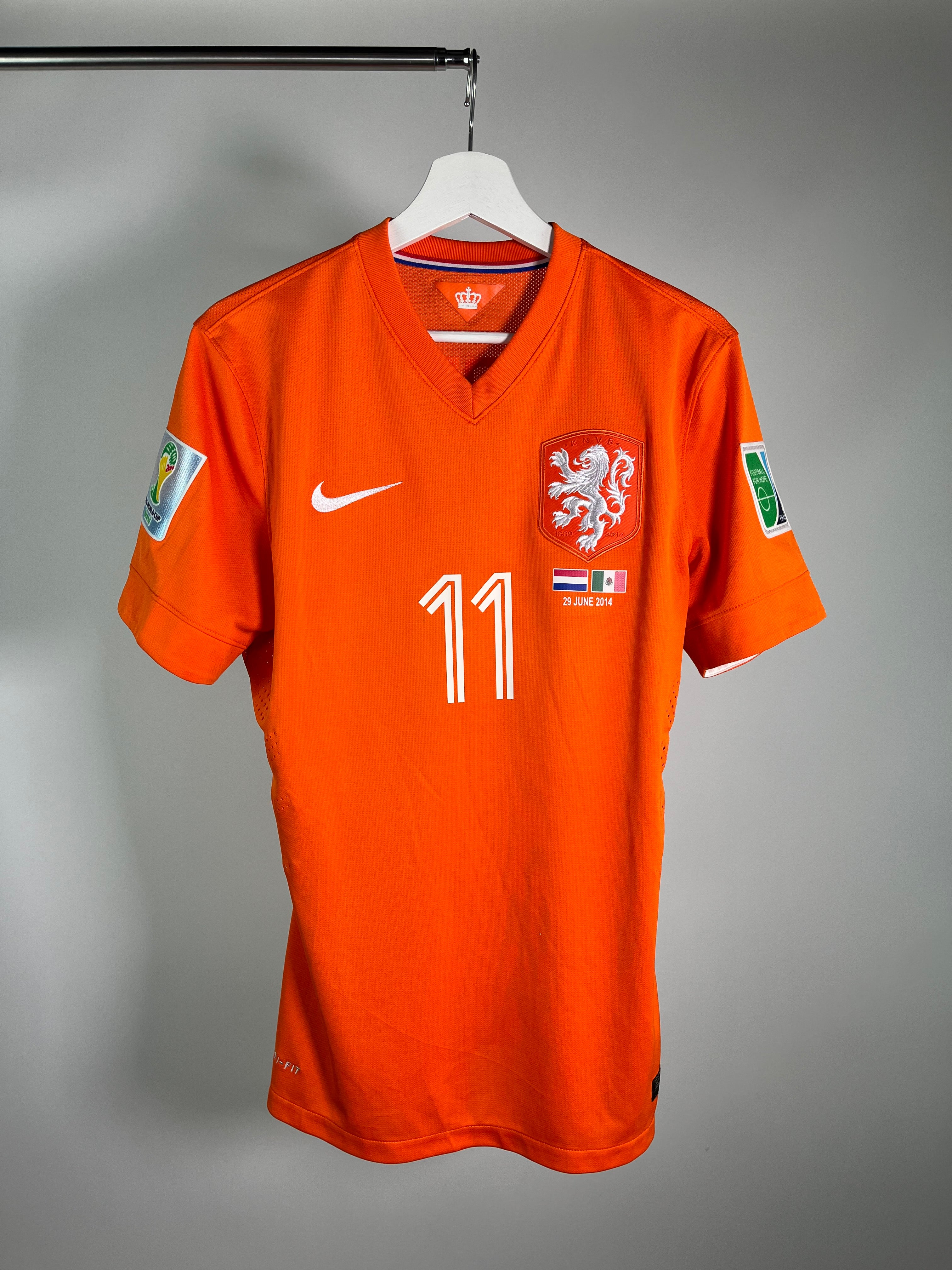 Jersey Holanda Local 2014 2015 *Versión Jugador* Arjen Robben (M)