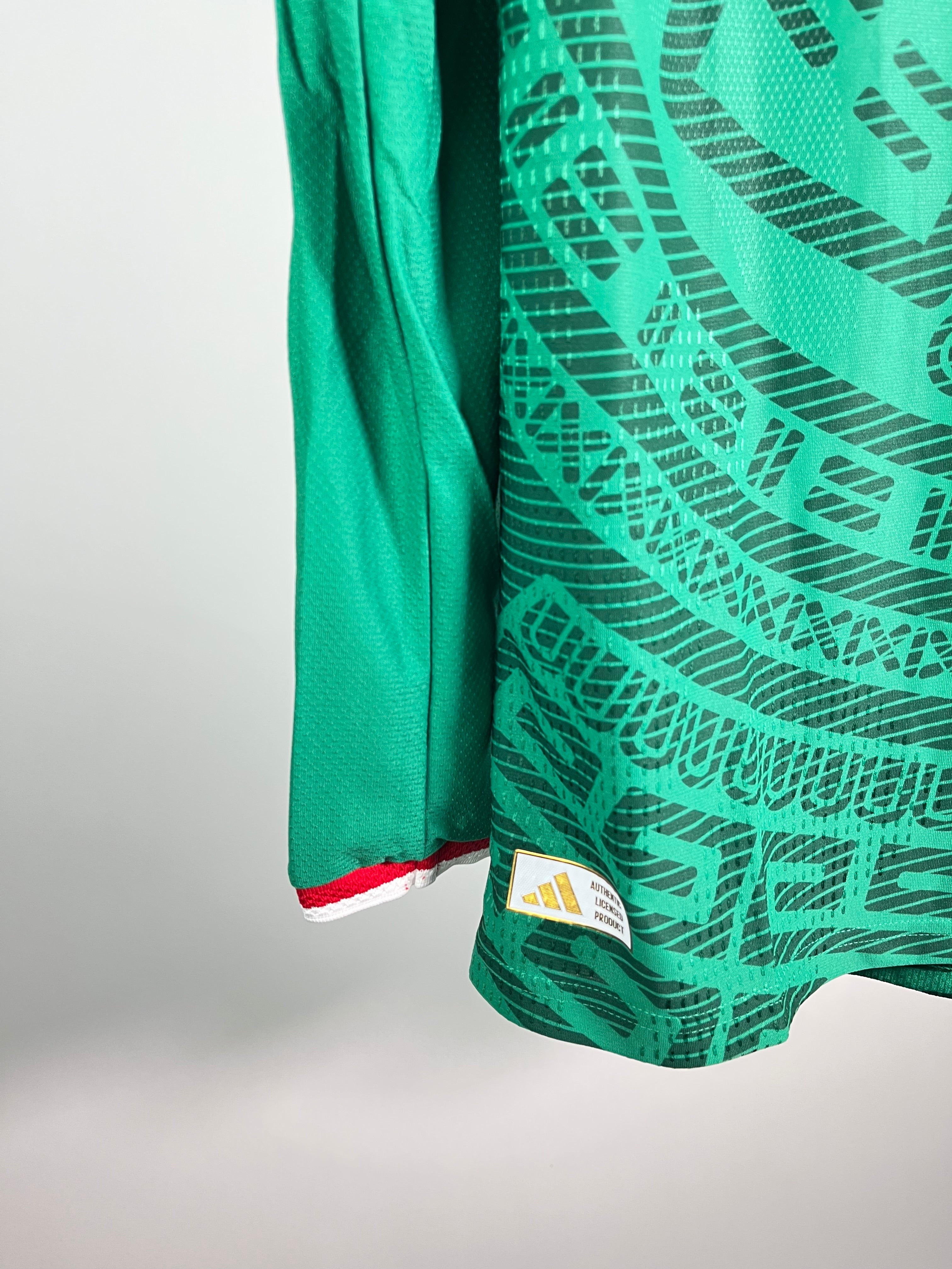 Jersey México Local 2026 2027 Version Jugador Manga Larga *C/Etiquetas* (M)