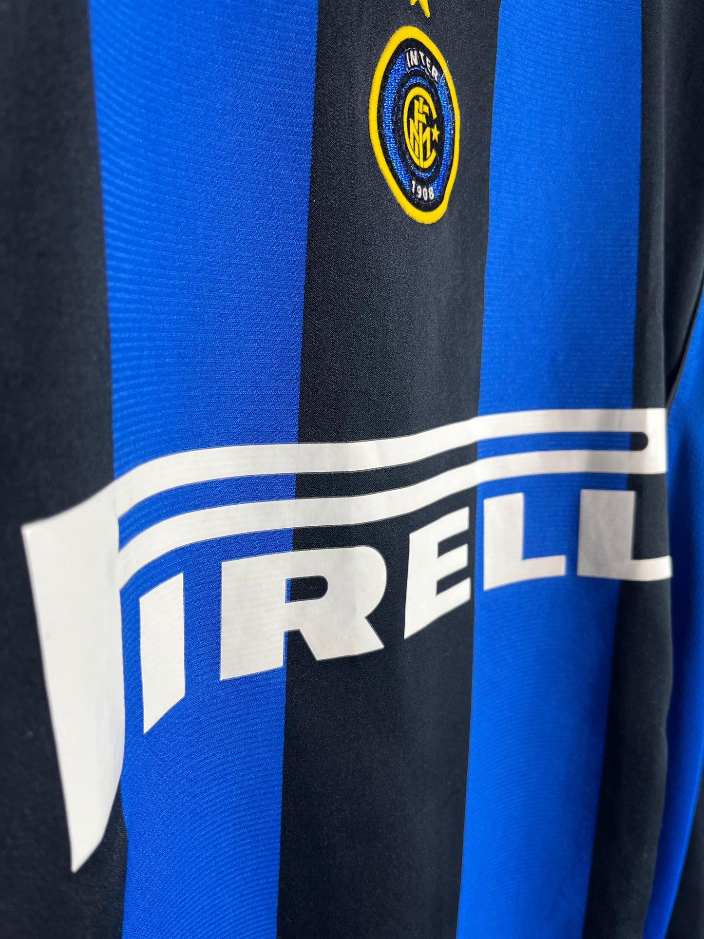 Jersey Inter de Milan Local 2004 2005 Manga Larga Álvaro “Chino”Recoba (L)