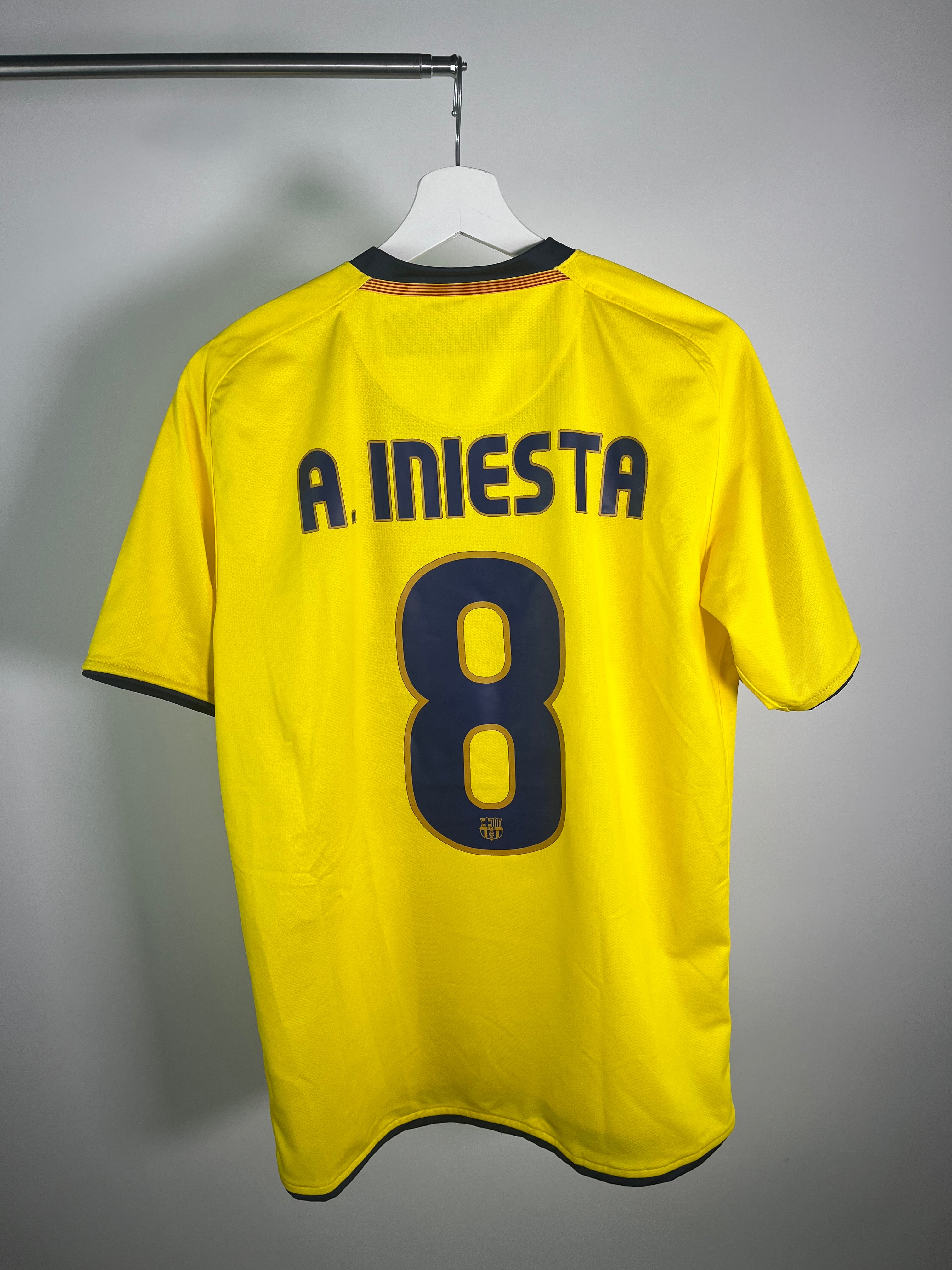 Jersey Barcelona Visita 2008 2009 Andrés Iniesta (S)