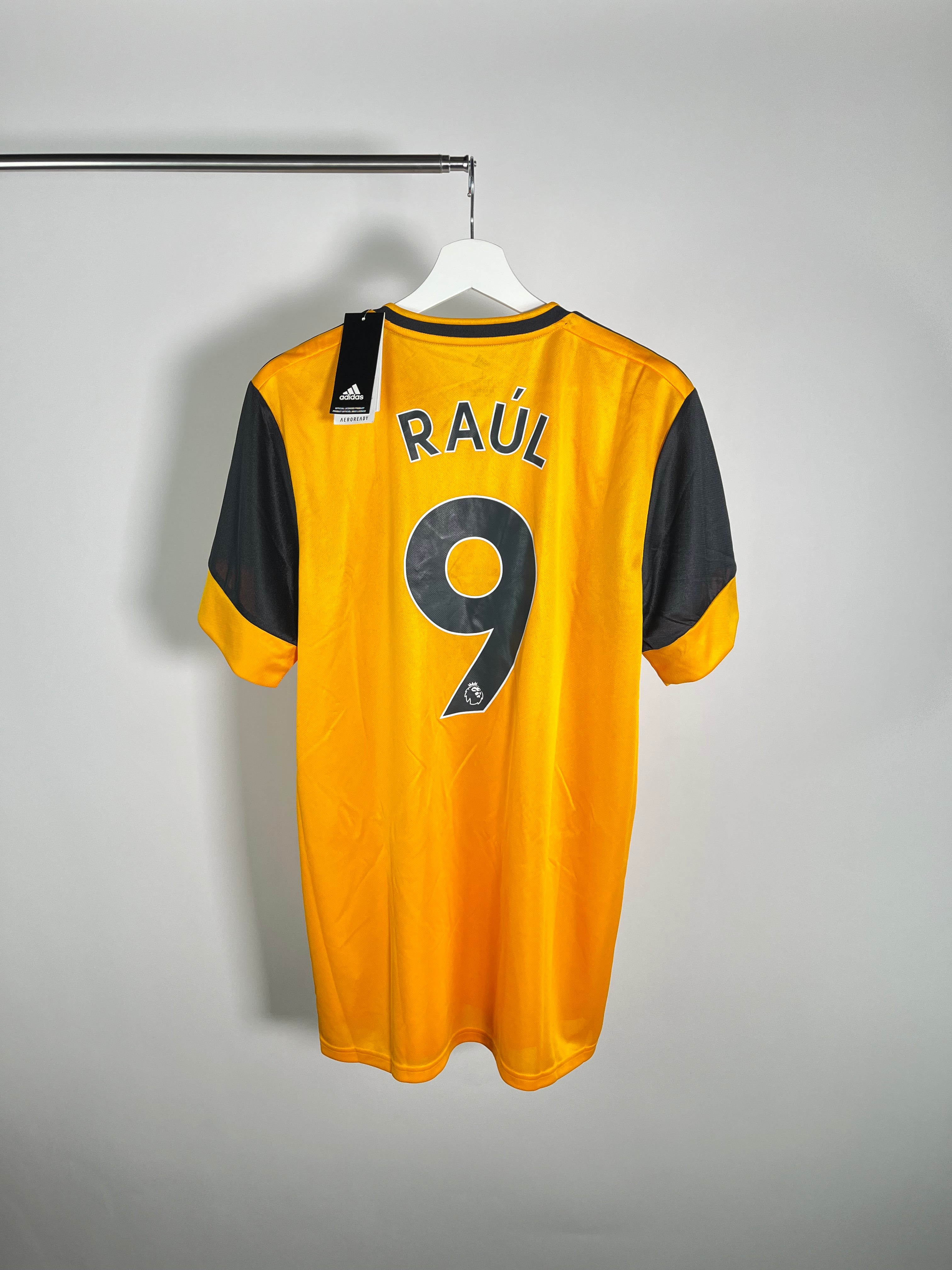Jersey Wolverhampton Local 2020 2021 *C/Etiquetas* Raúl Jiménez (L)