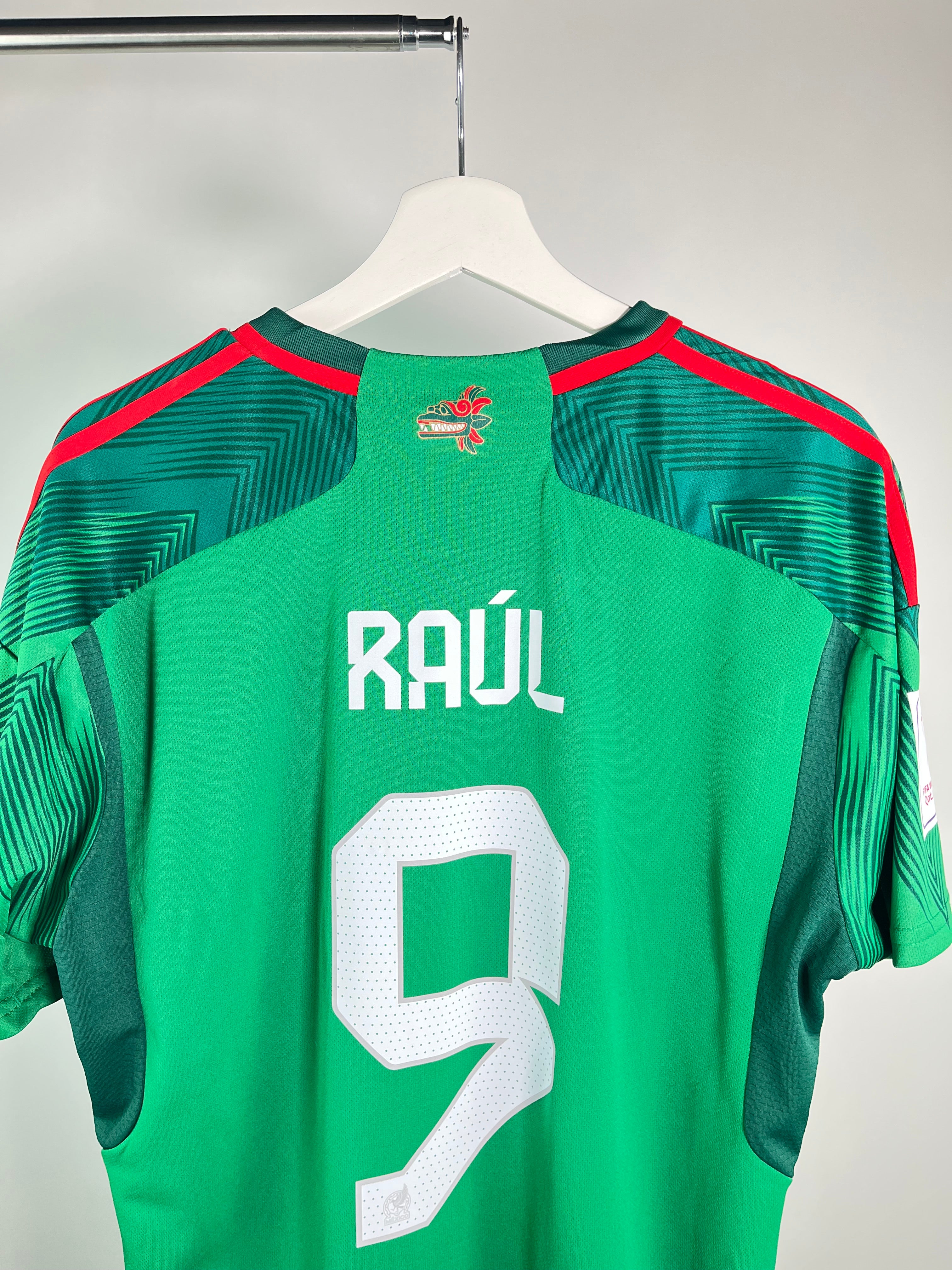 Jersey México Local 2022 2023 *Match Detail vs Argentina* Raúl Jiménez (L)