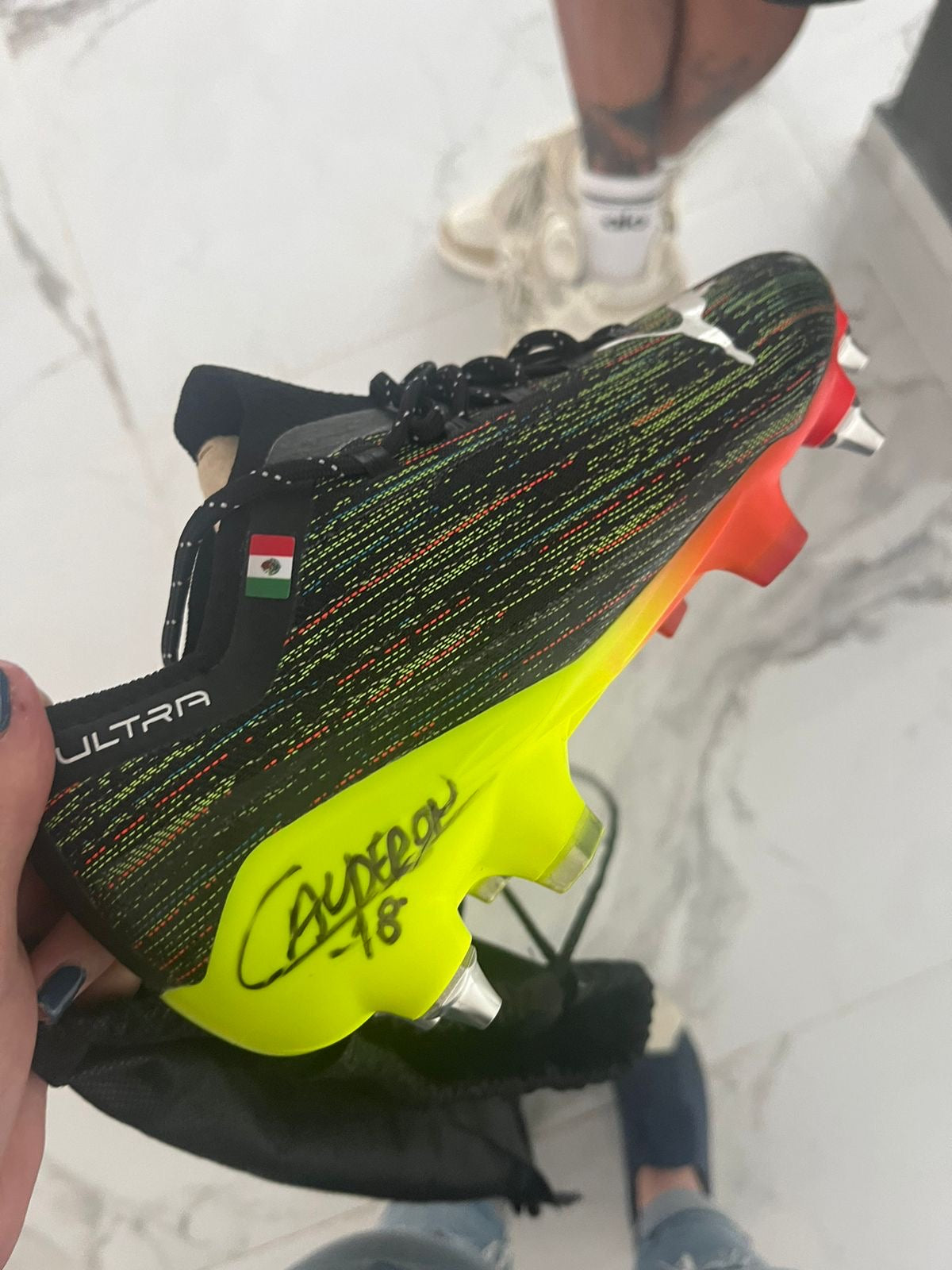 Tacos Puma Autografiados Por Christian "Chicote Calderón (Número 5)