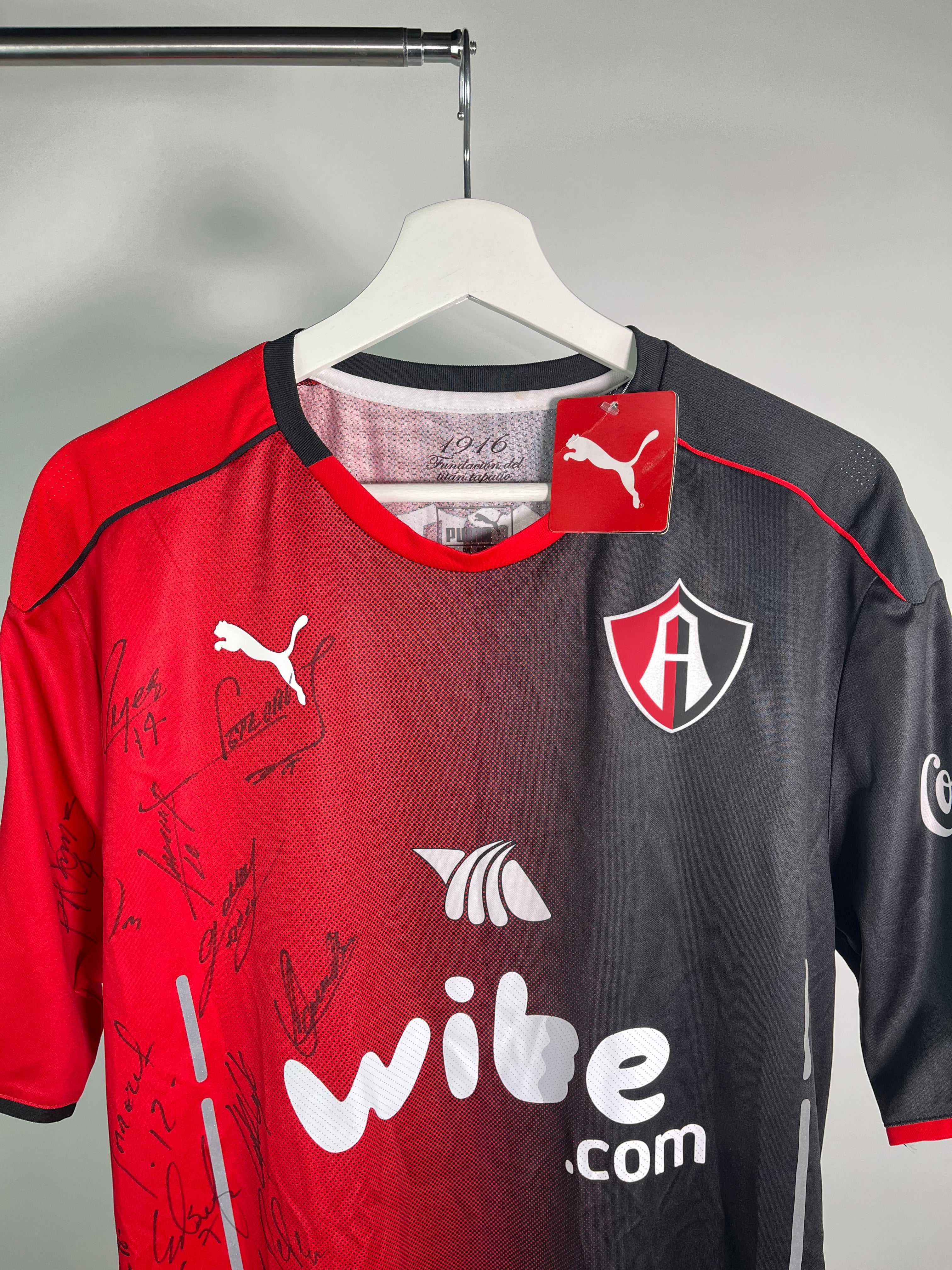 Jersey Atlas Local 2016 2017 Versión Jugador Autografiado *C/Etiquetas* (L)