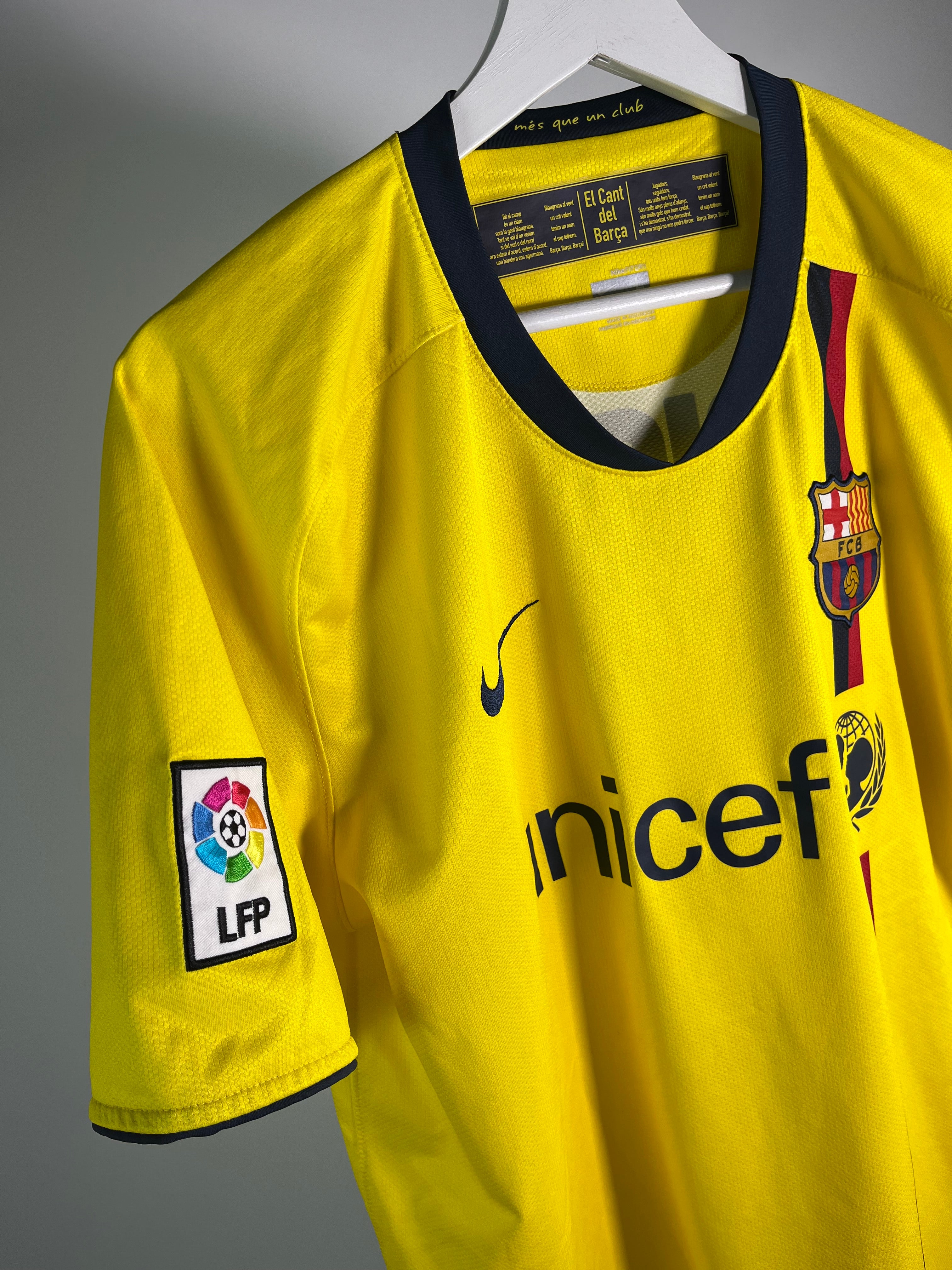 Jersey Barcelona Visita 2008 2009 Andrés Iniesta (L)