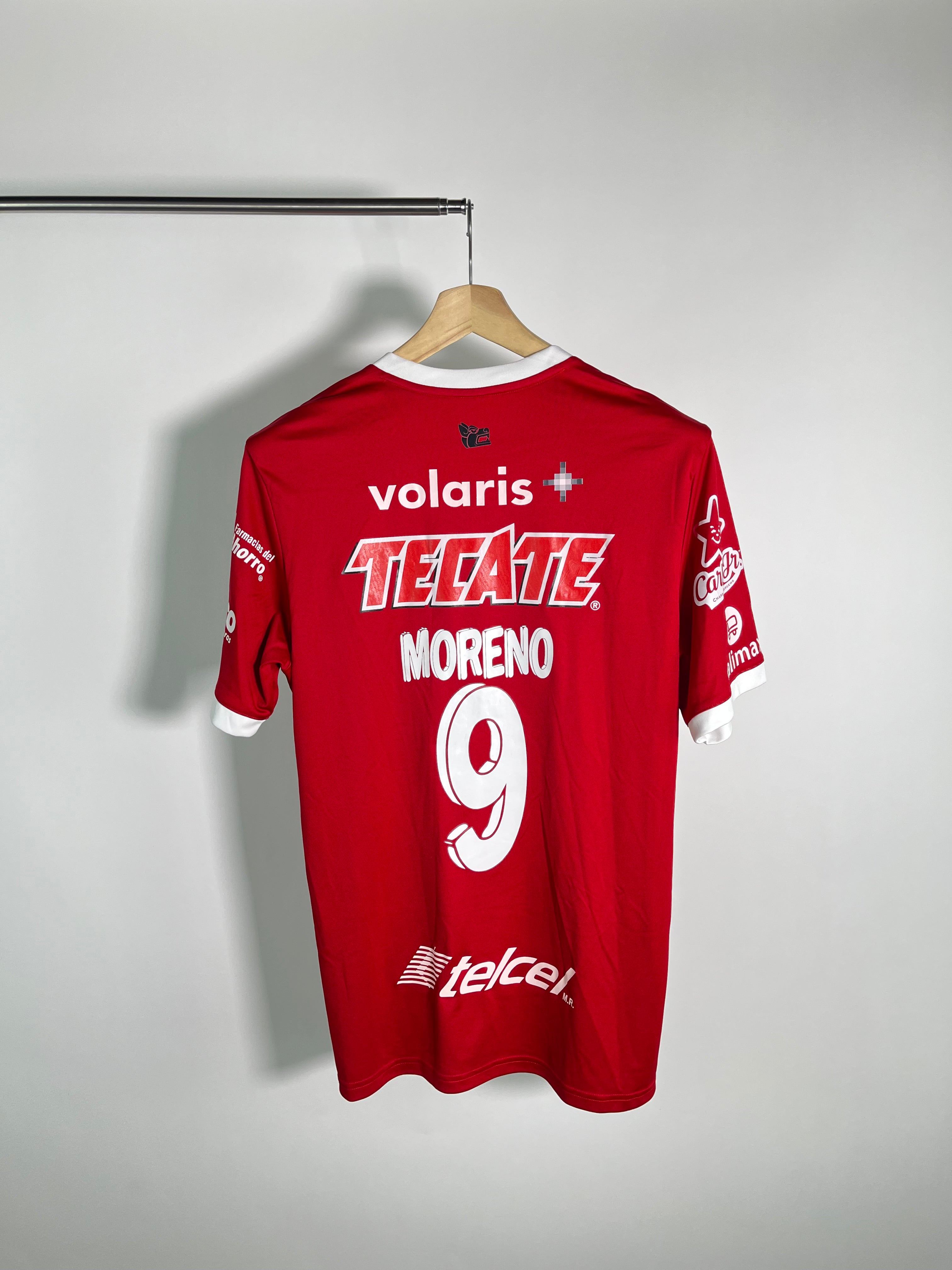 Jersey Xolos Local 2015 2016 Match Worn Autografiado Alfredo Moreno (L)