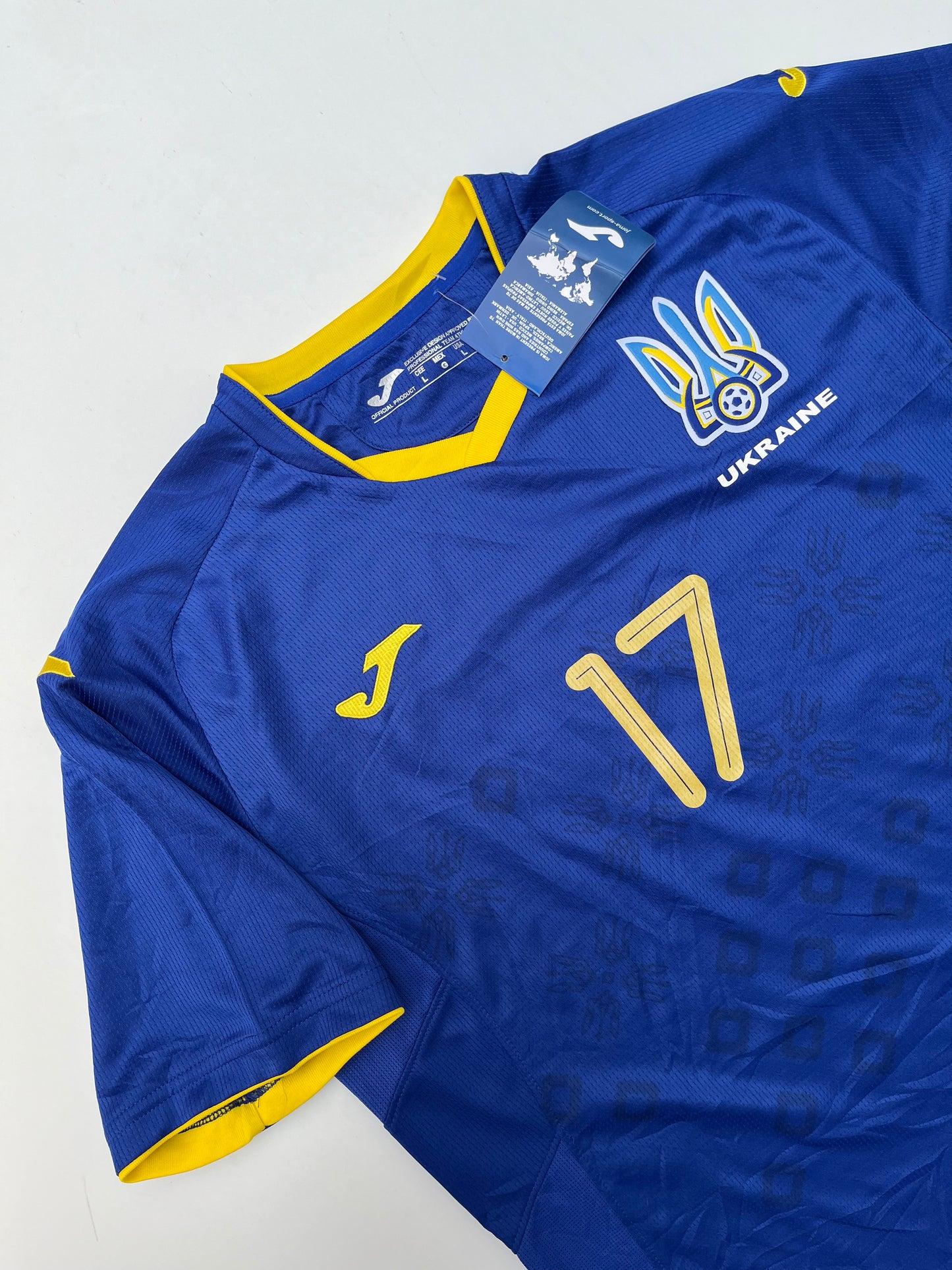 Jersey Ucrania Visita 2020 2021 Oleksandr Zinchenko (L)