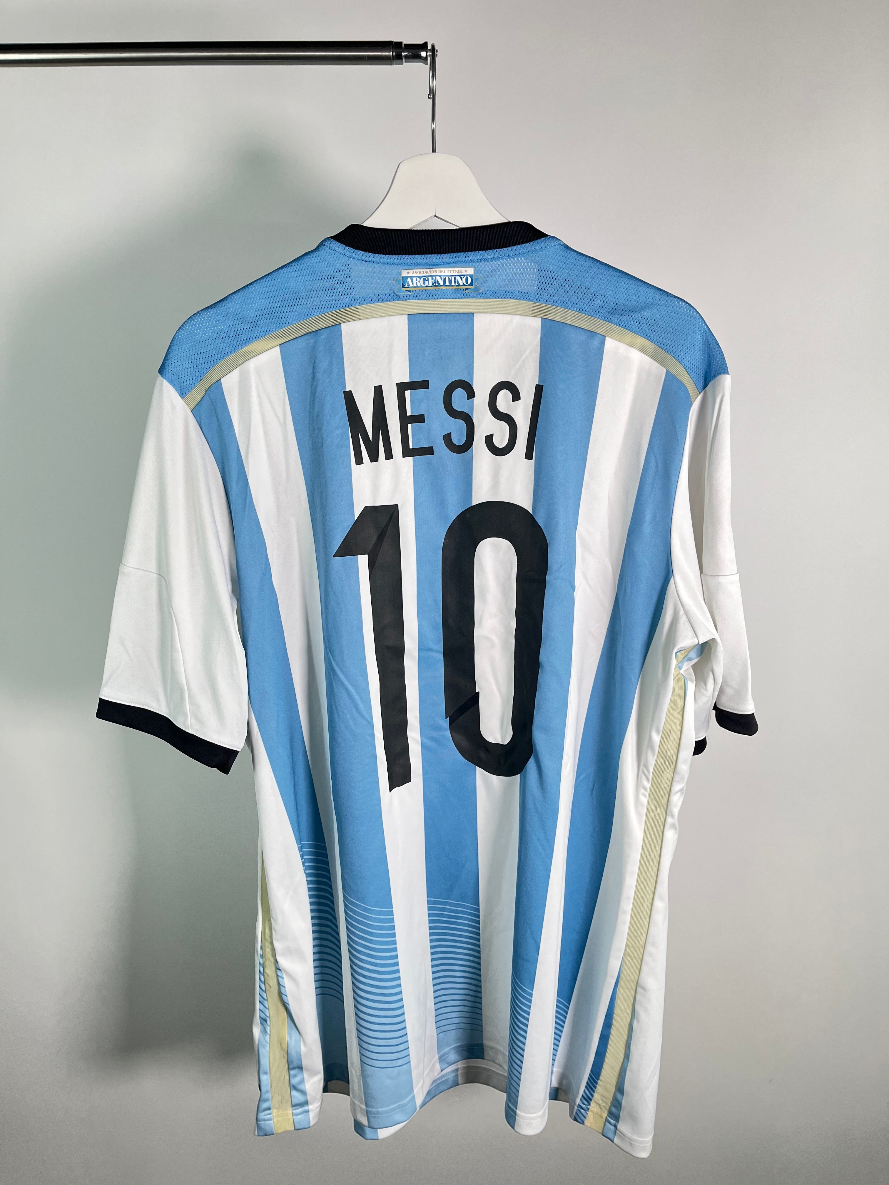 Jersey Argentina Local 2014 2015 *Mundial Brasil* Lionel Messi (XL)
