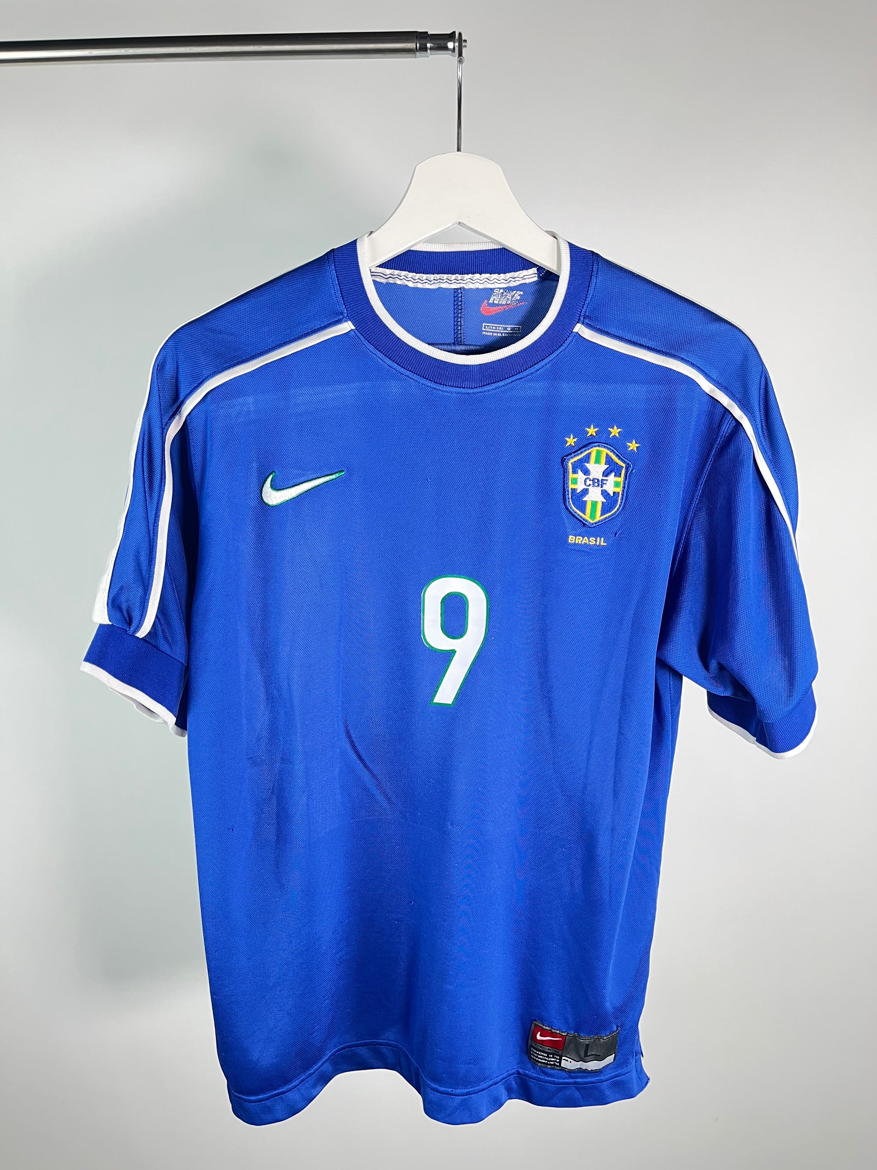 Jersey Brasil Visita 1998 2000 Ronaldo Nazario (L Niño)
