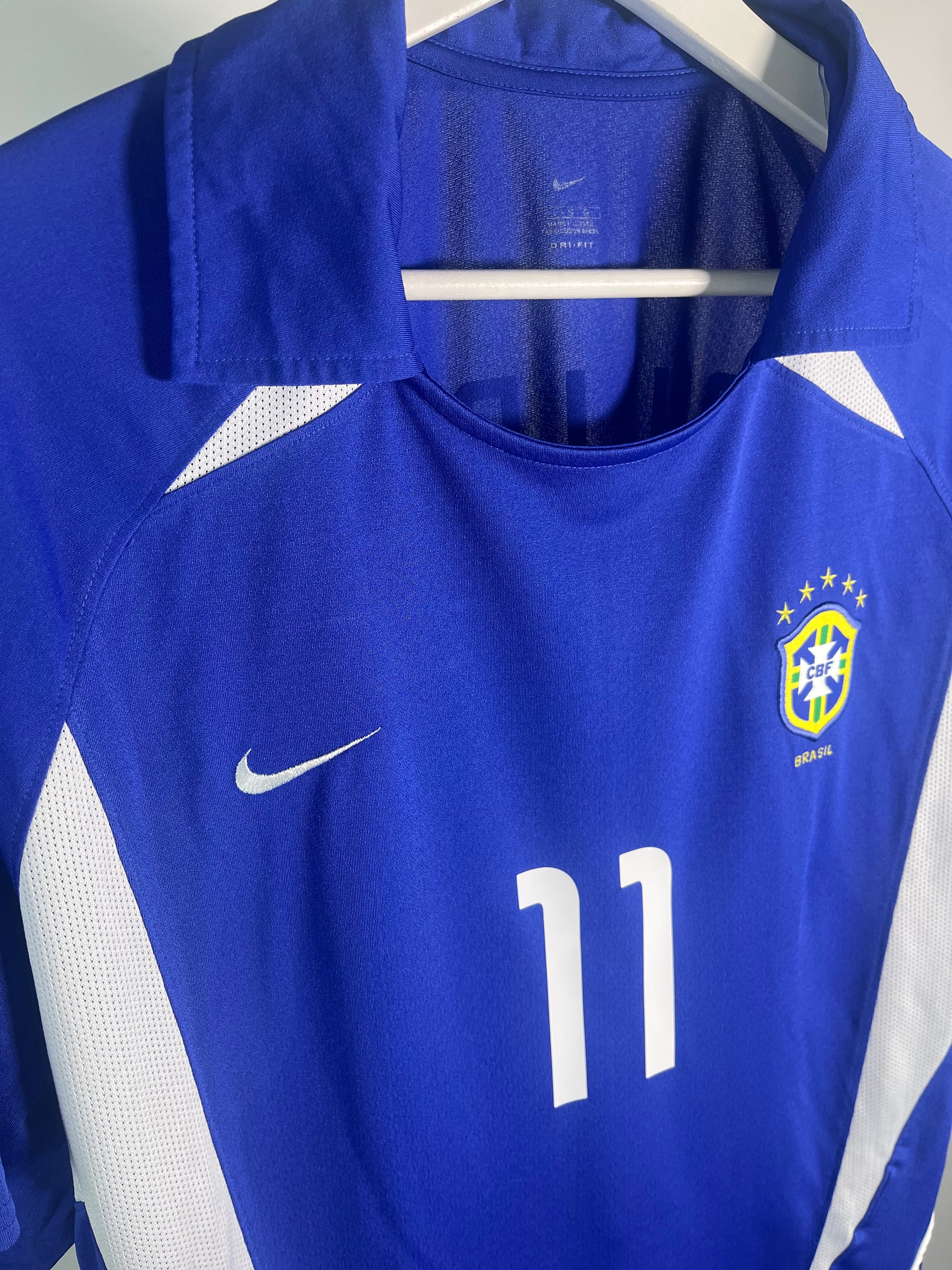 Jersey Brasil Visita 2002 2004 Ronaldinho (L)
