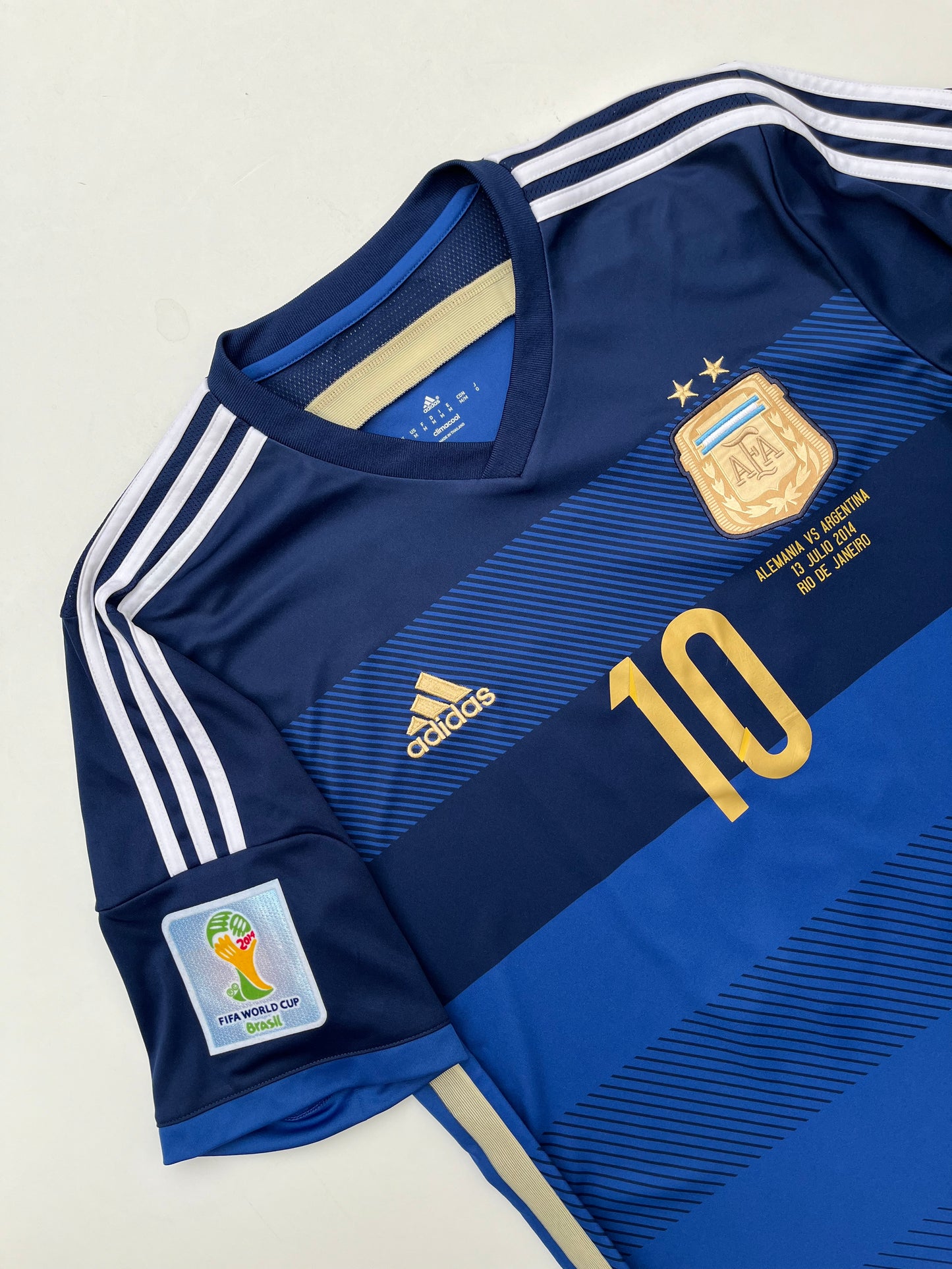 Jersey Argentina Visita 2014 2015 Match Detail Final Lionel Messi (M)