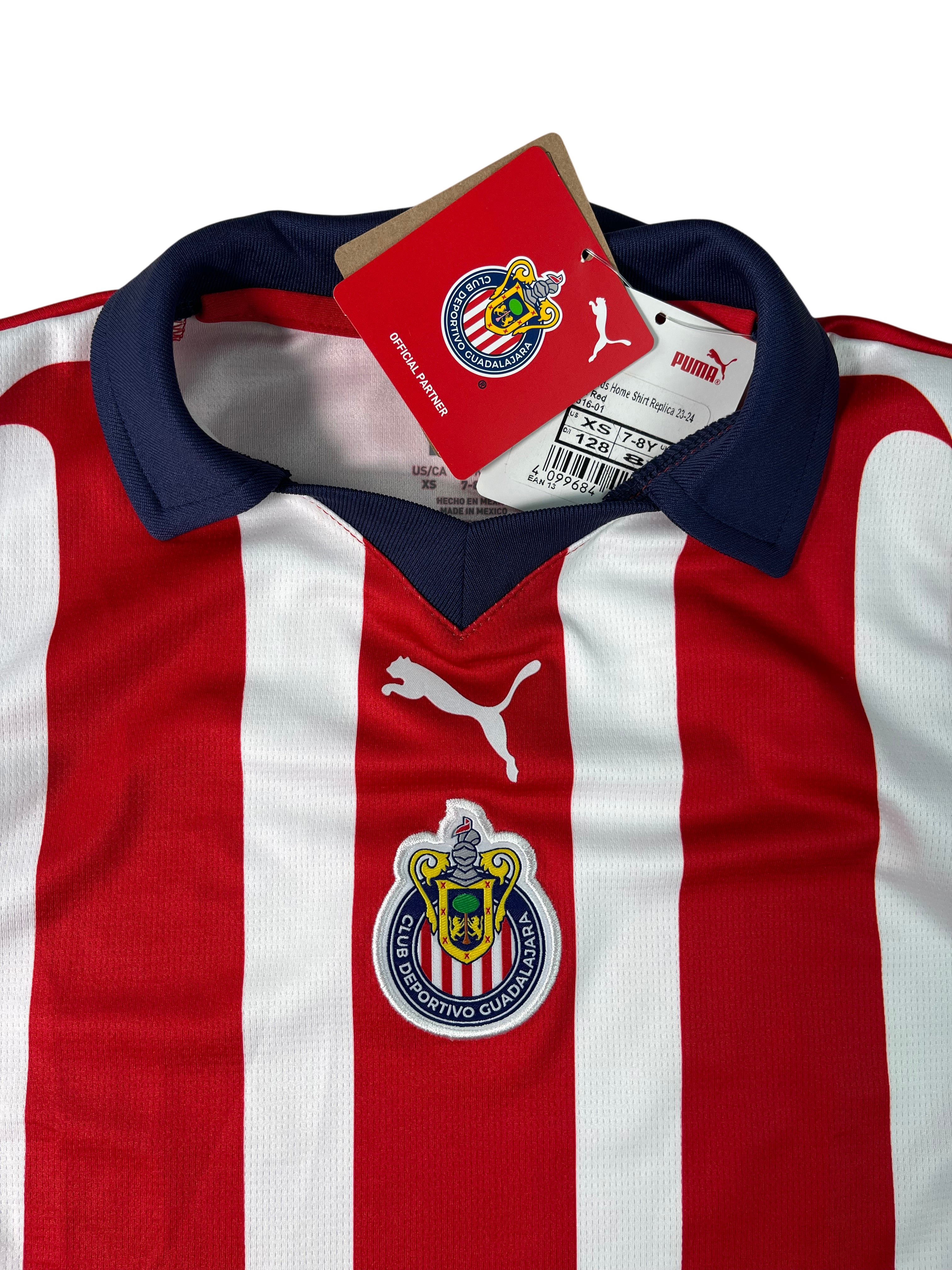 Jersey Chivas Local 2023 2024 *C/Etiquetas* (XS Niño)