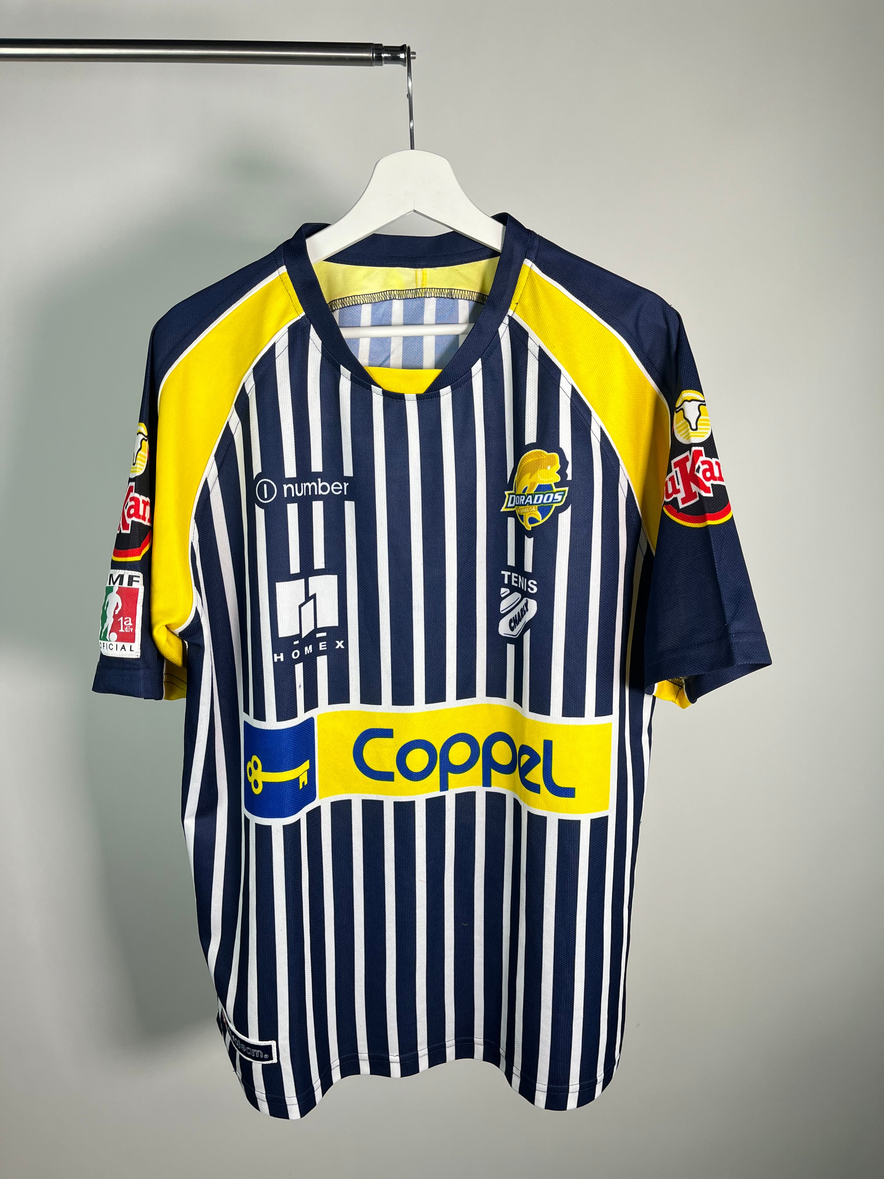 Jersey Dorados Tercera 2004 2005 Utilería Jared Borgetti (L)