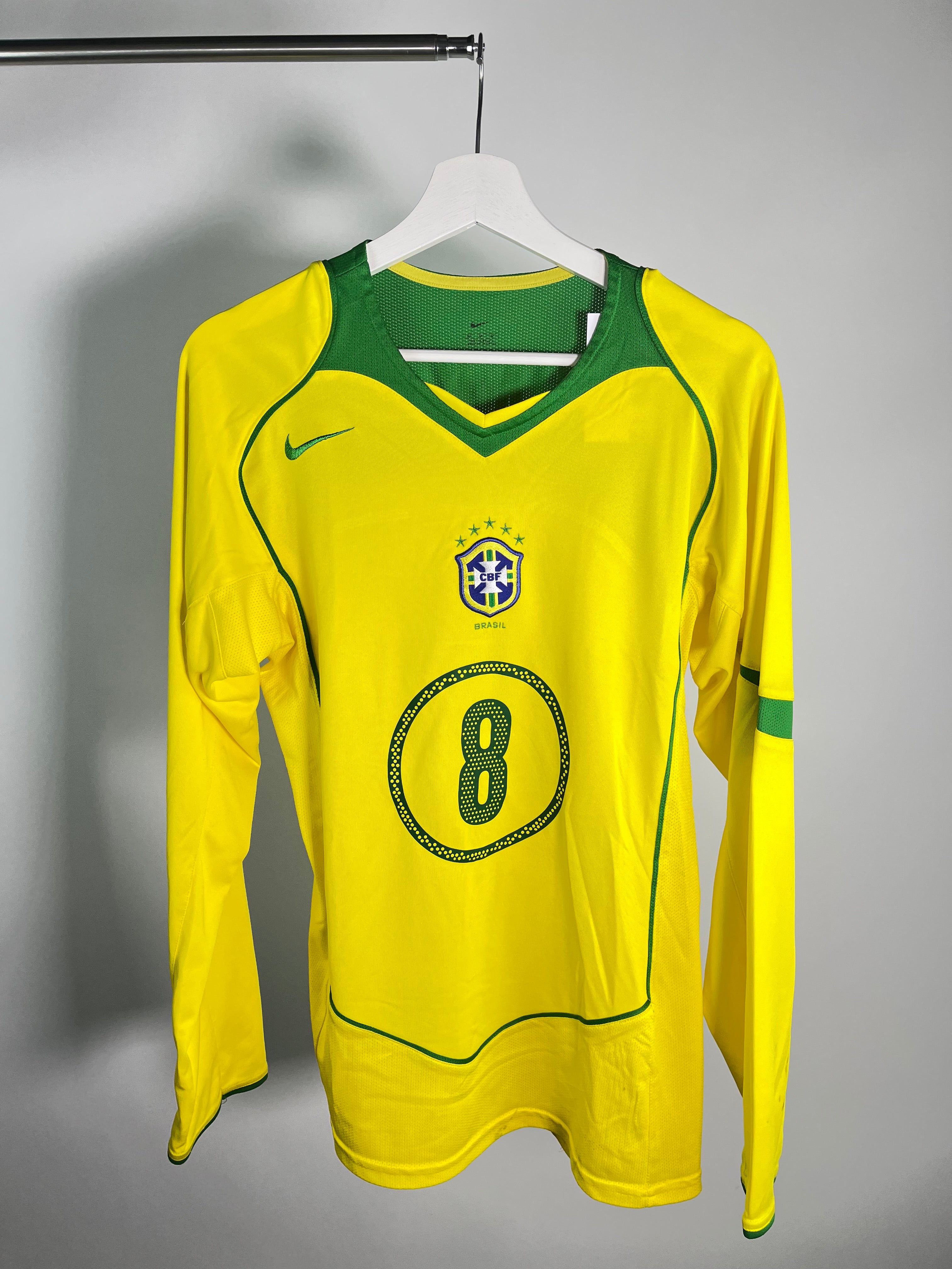 Jersey Brasil Local 2004 2006 Manga Larga Kaká (M)