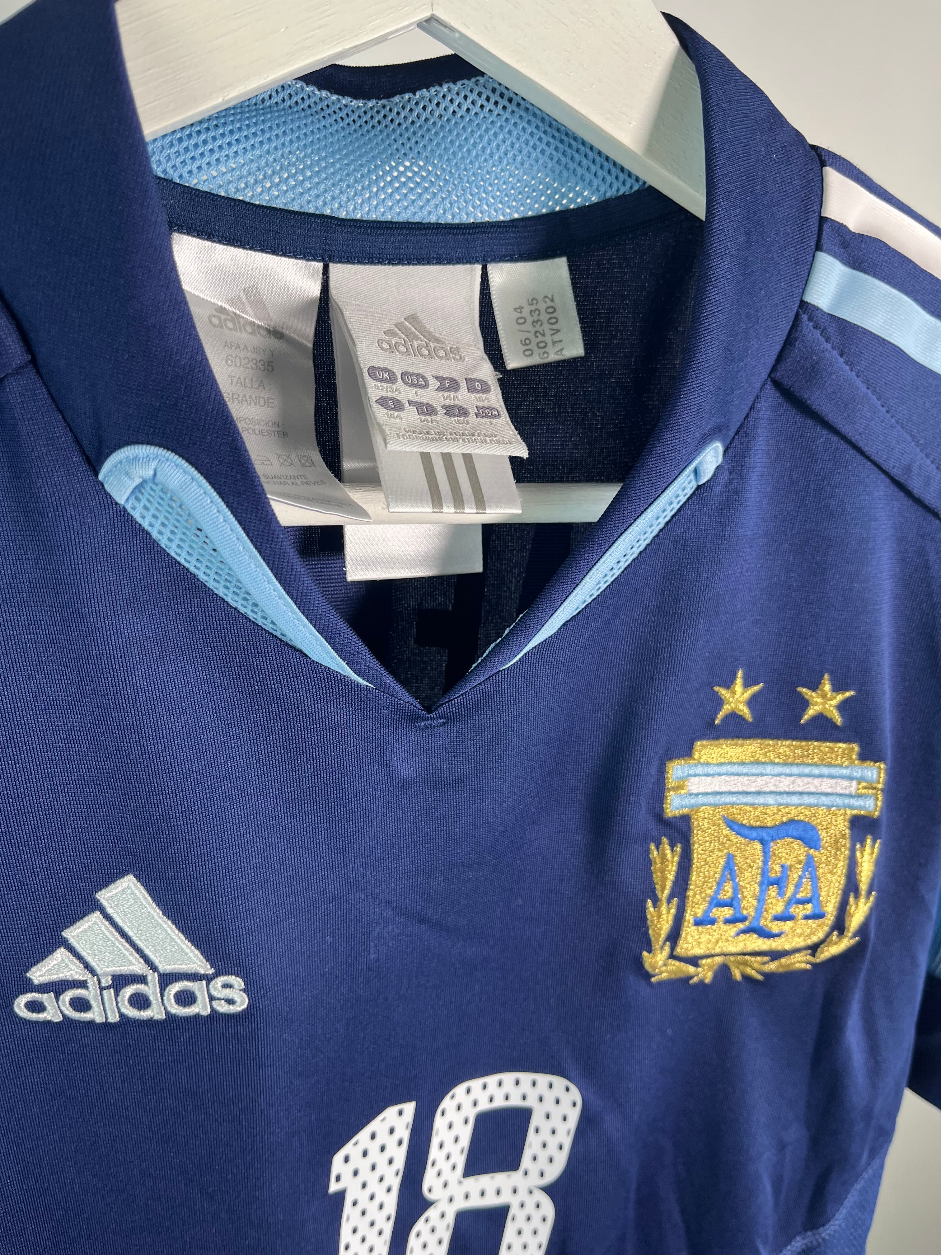 Jersey Argentina Visita 2004 2006 Lionel Messi (L Niño)