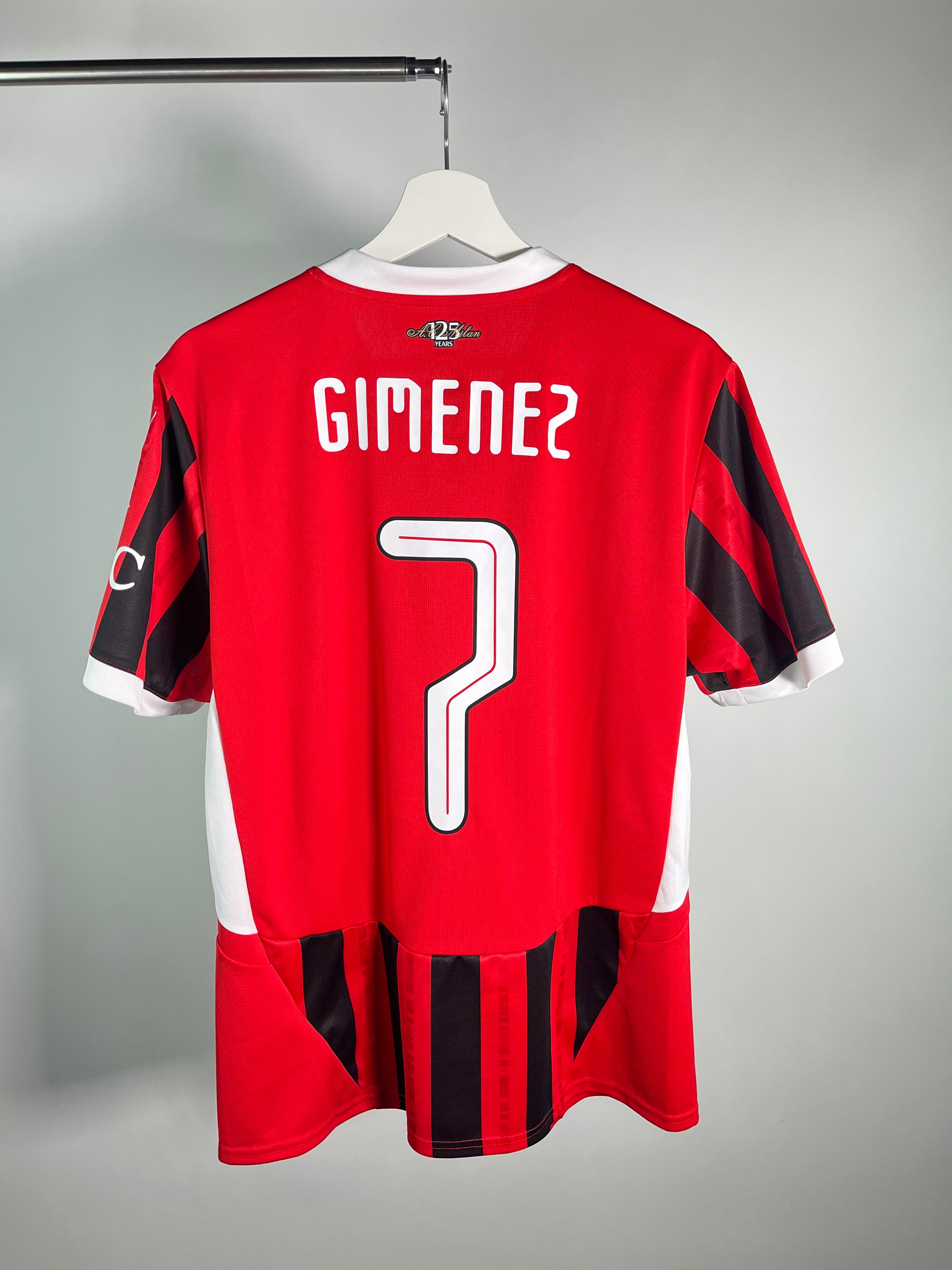 Jersey AC Milán Local 2024 2025 Santiago Giménez (L)
