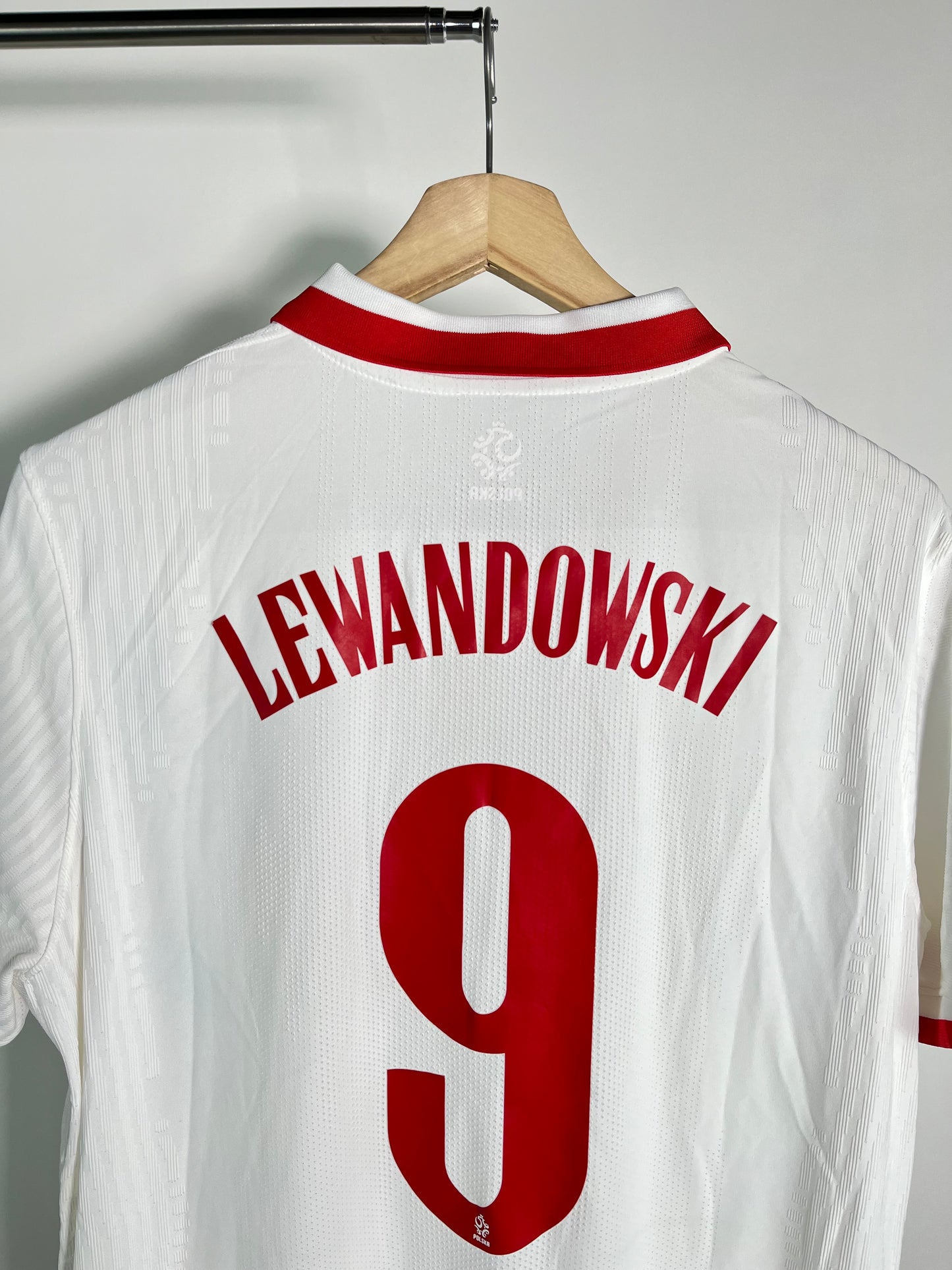 Jersey Polonia Local 2020 2022 Versión Jugador *Eurocopa* Robert Lewandowski (XL)