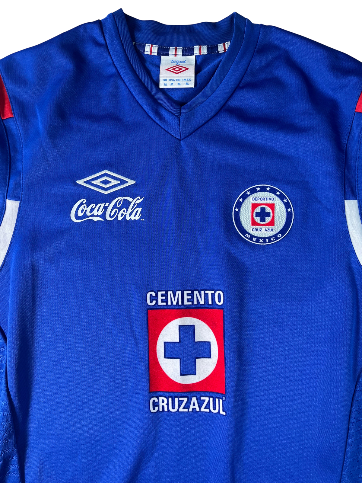 Jersey Cruz Azul Local 2011 2012 Autografiada Christian "Chaco" Giménez *C/Etiquetas* (M)