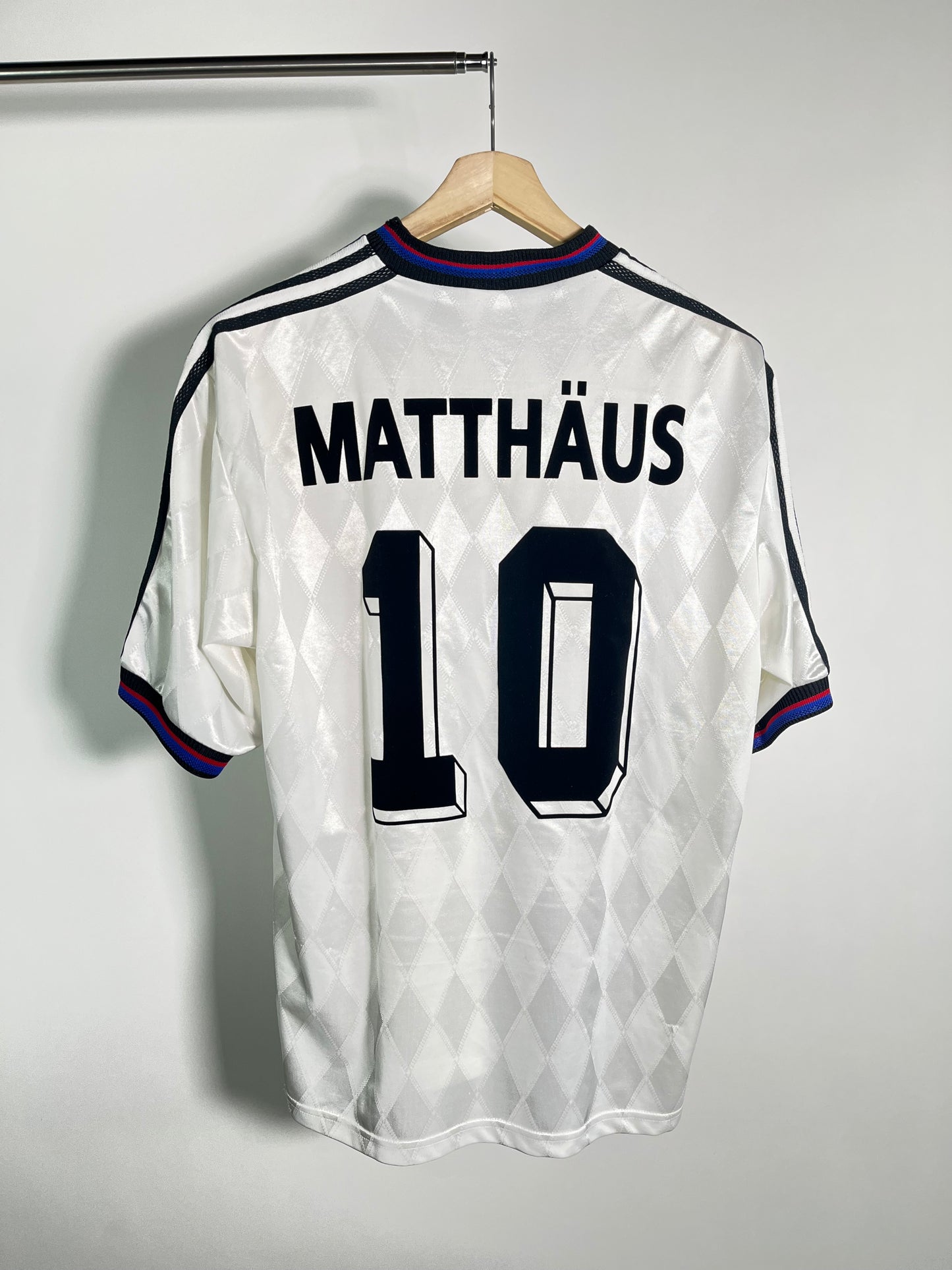 Jersey Bayern Munich Visita 1997 1998 Lothar Matthäus (L)